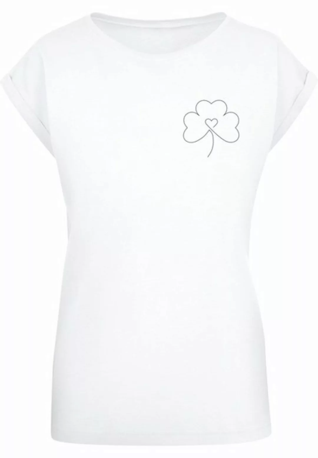Merchcode T-Shirt Merchcode Damen Ladies Spring - Leaf Clover Flower T-Shir günstig online kaufen