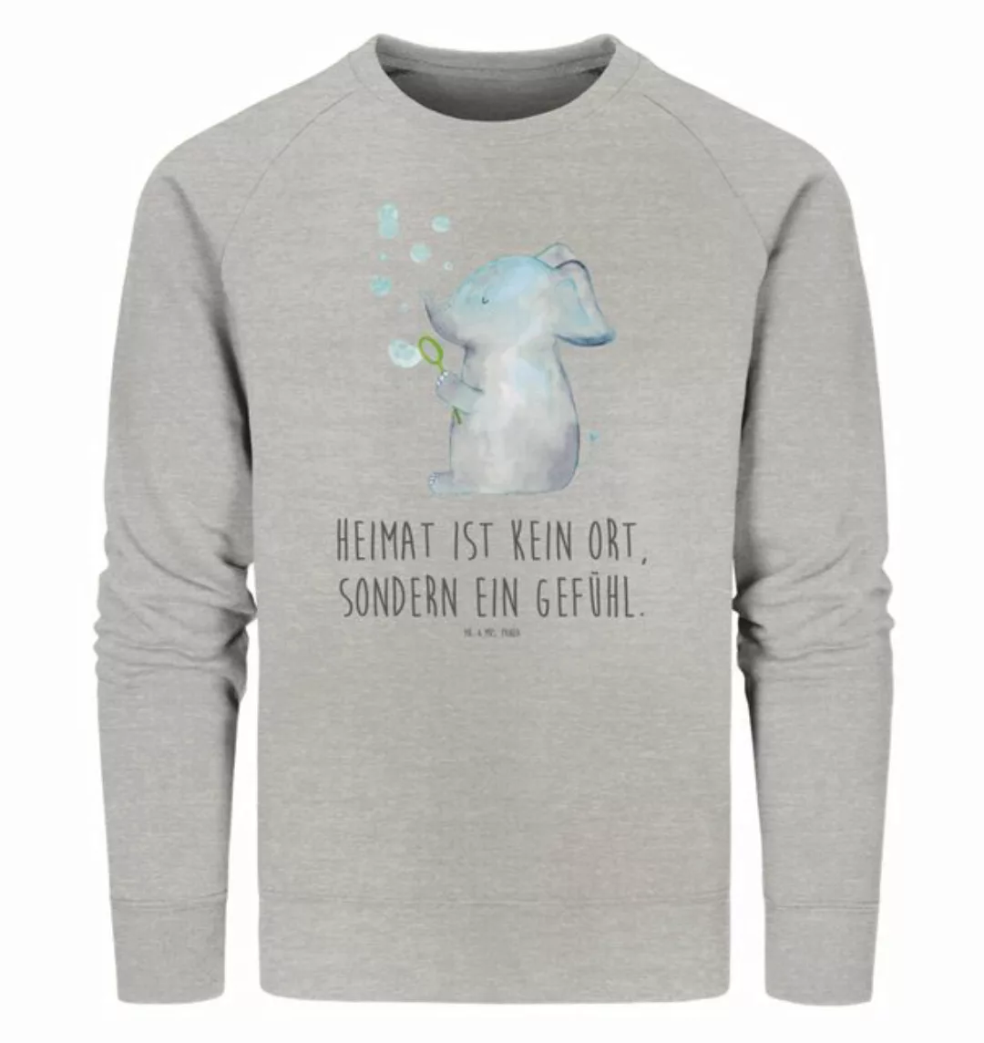 Mr. & Mrs. Panda Longpullover Größe XXL Elefant Seifenblasen - Heather Grey günstig online kaufen