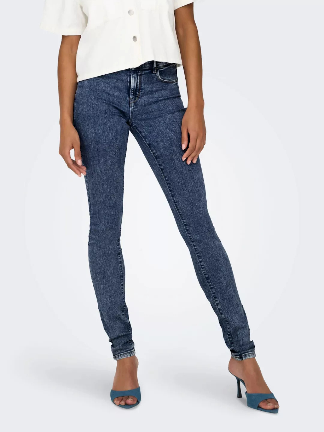 ONLY Skinny-fit-Jeans ONLRAIN REG WAIST SK ACD DNM PIM X günstig online kaufen