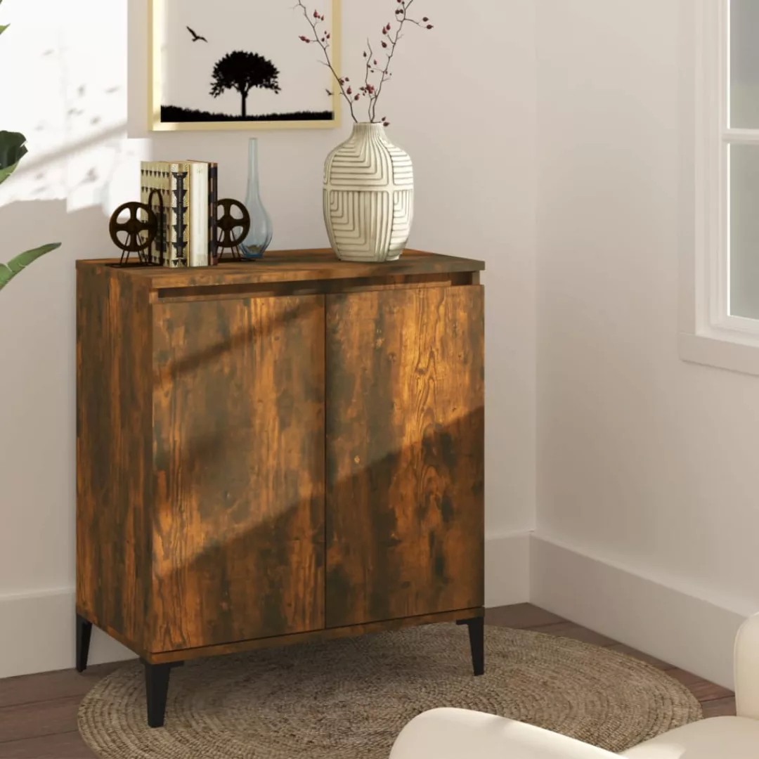 Vidaxl Sideboard Räuchereiche 60x35x70 Cm Holzwerkstoff günstig online kaufen