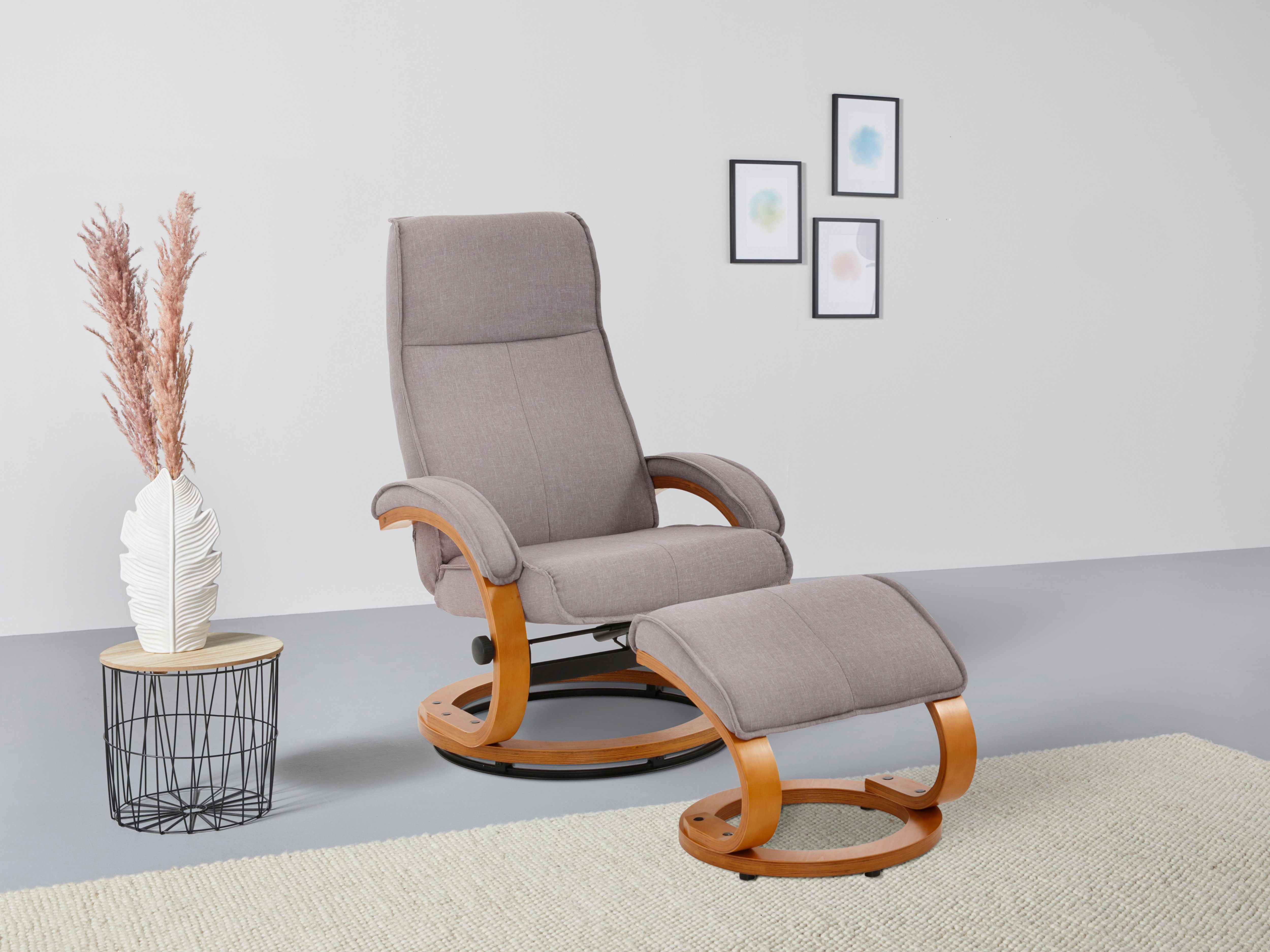 Home affaire Relaxsessel "Paris, TV-Sessel mit Hocker und manueller Liegefu günstig online kaufen