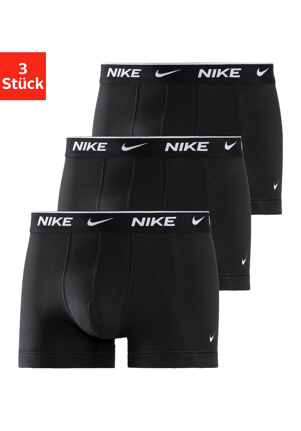 NIKE Underwear Boxer "TRUNK 3PK", (Packung, 3 St., 3er-Pack), aus Baumwoll- günstig online kaufen