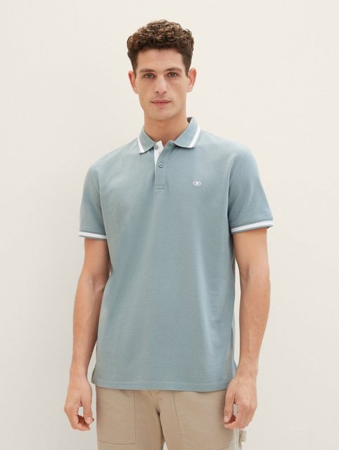 TOM TAILOR Poloshirt Poloshirts im Doppelpack (im Doppelpack) mit Logo Appl günstig online kaufen