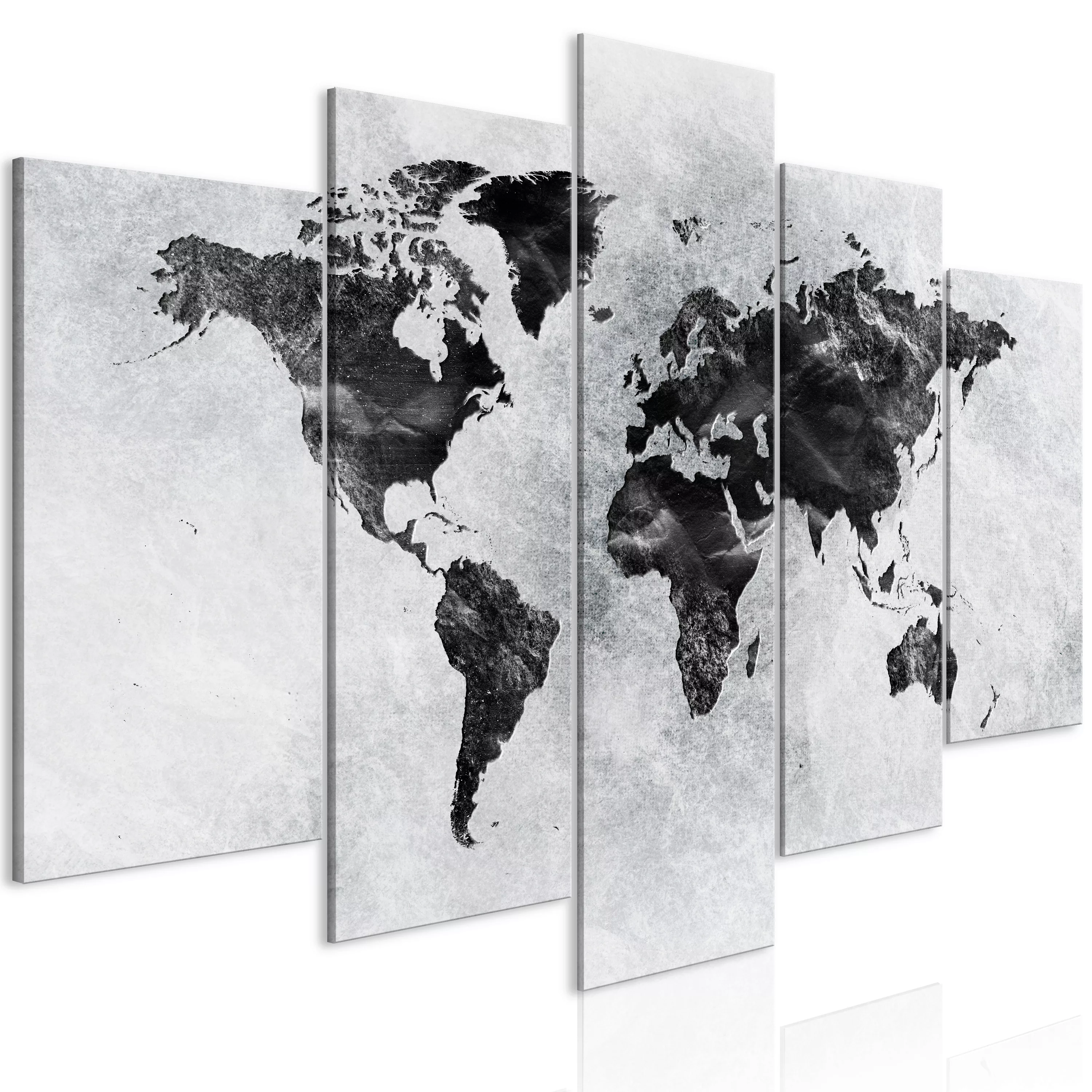 Wandbild - Concrete World (5 Parts) Wide günstig online kaufen