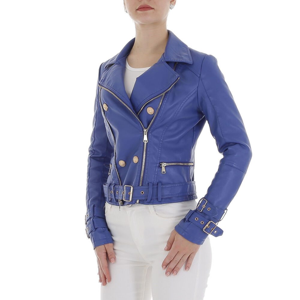 Ital-Design Lederimitatjacke Damen Freizeit (87123870) Bikerjacke günstig online kaufen