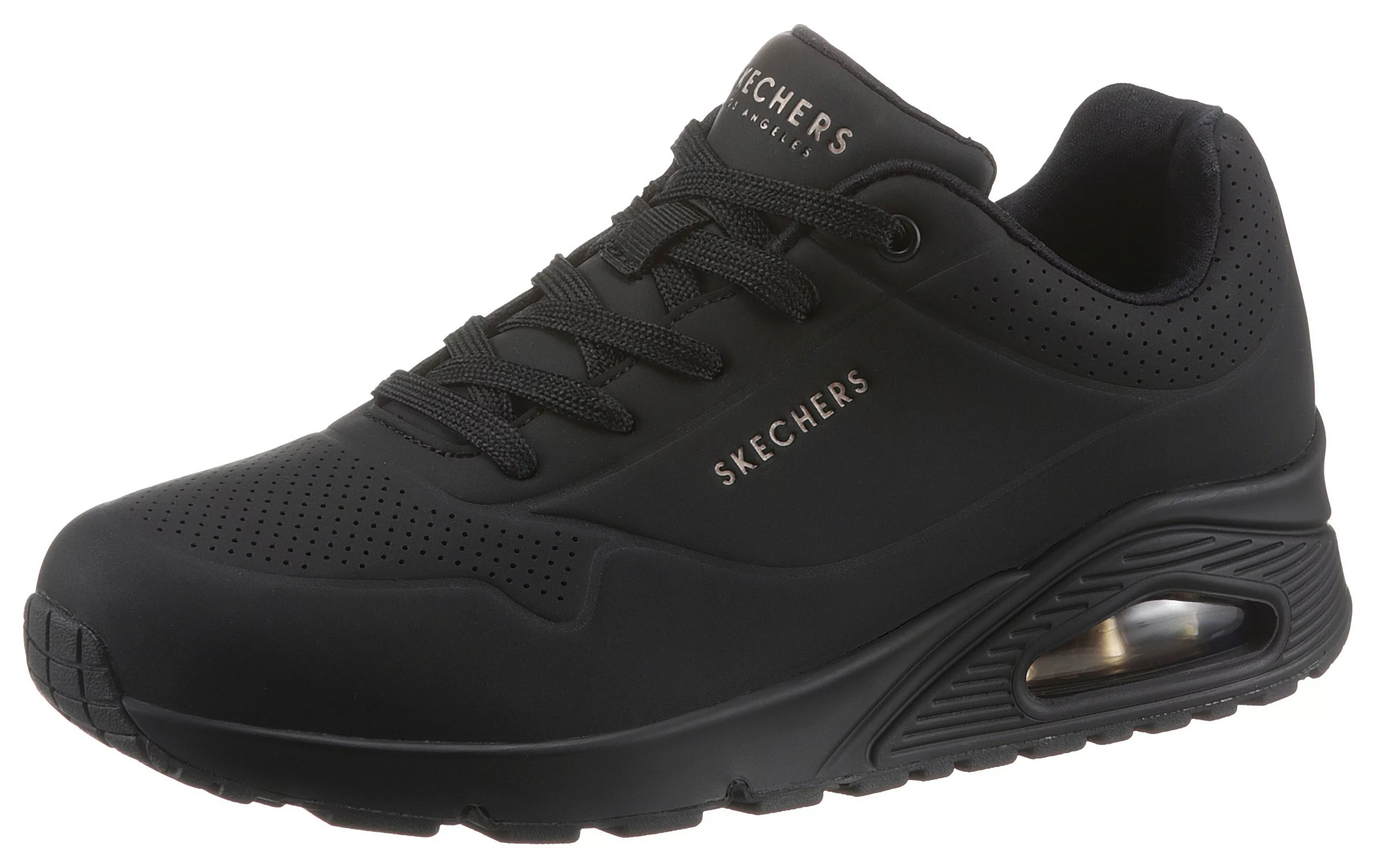 Skechers Wedgesneaker "Uno - Stand on Air", mit feiner Perforation, Freizei günstig online kaufen