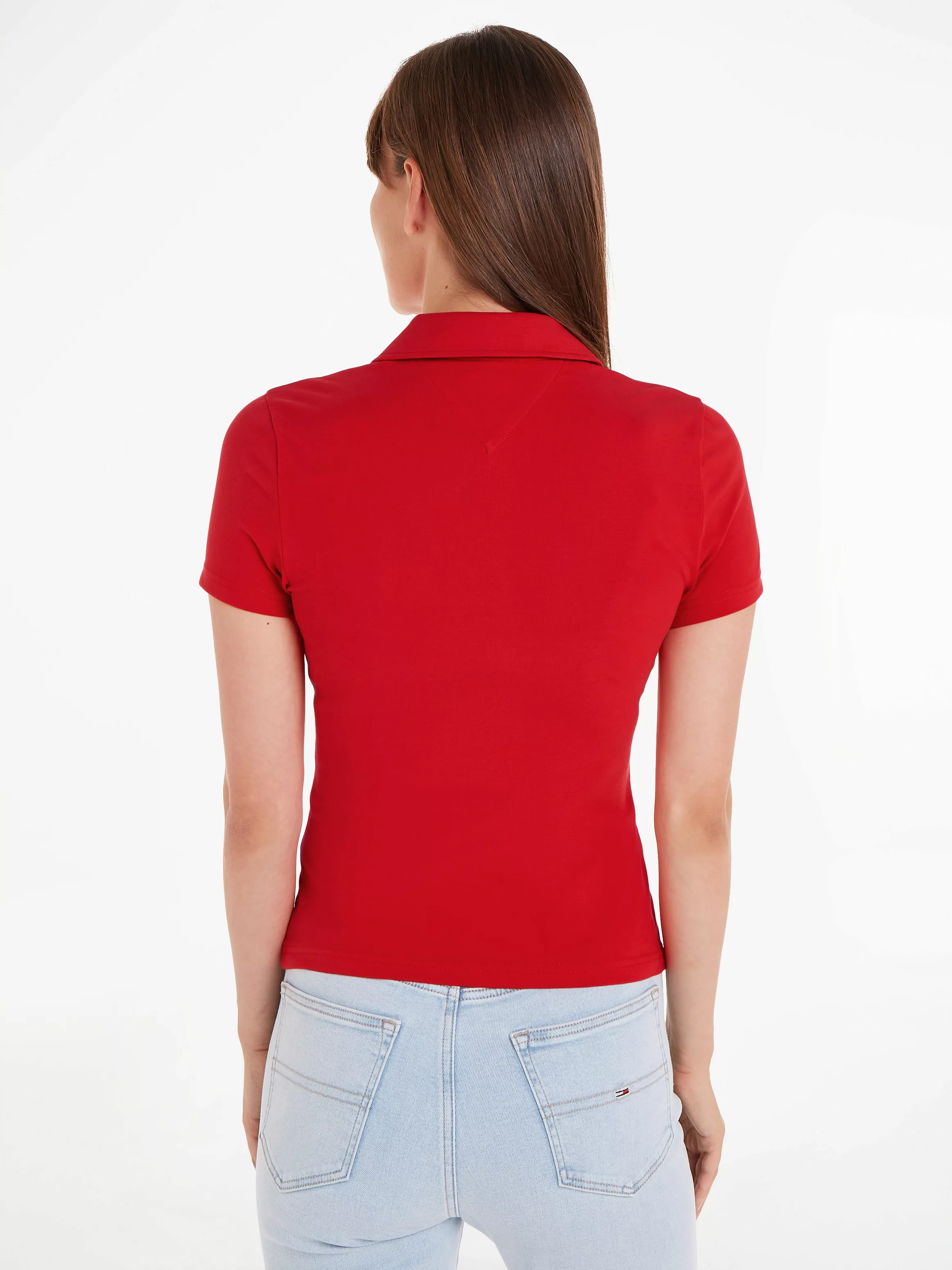 Tommy Jeans Poloshirt, mit kurzer Knopfleiste günstig online kaufen