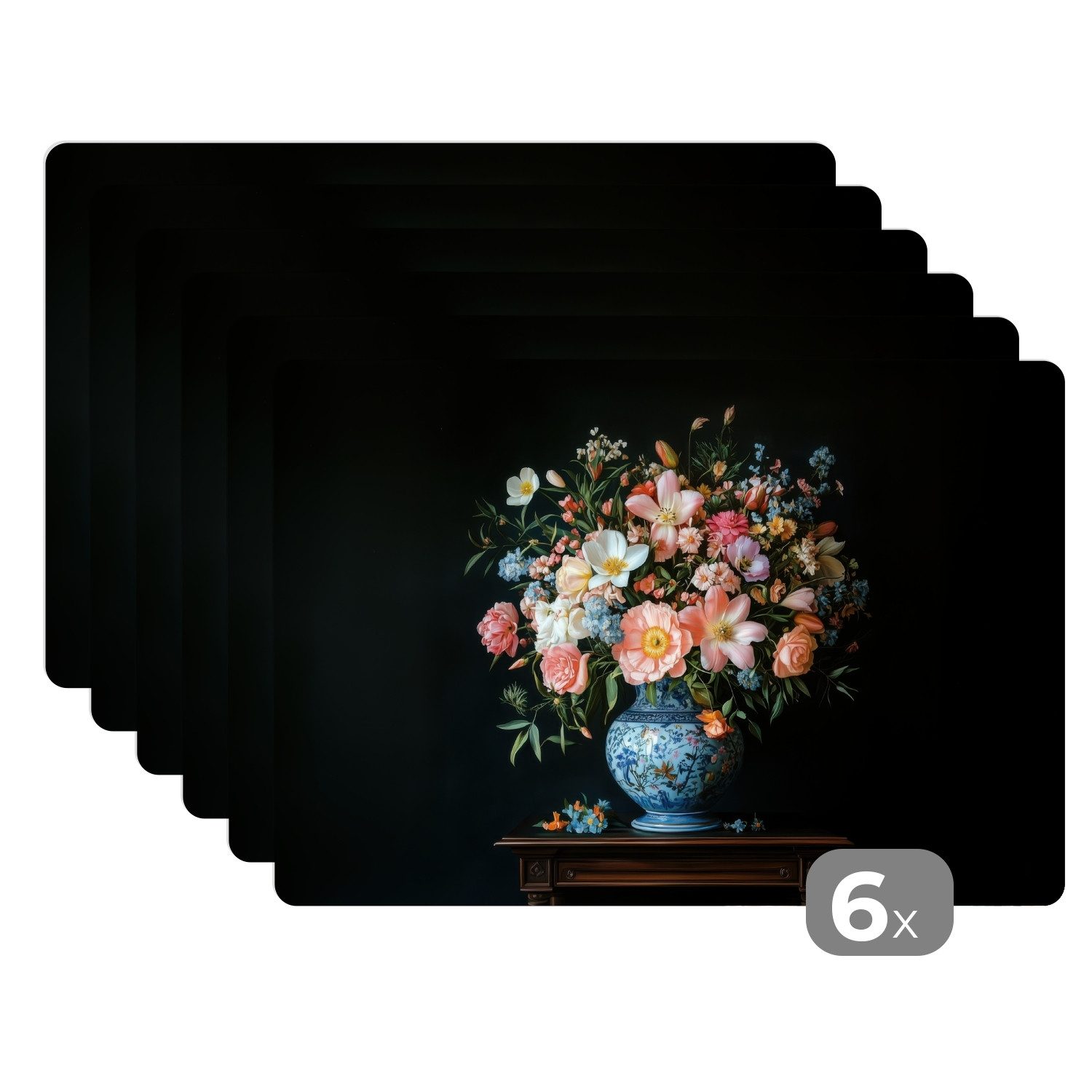 MuchoWow Platzset Rosa - Blumen - günstig online kaufen