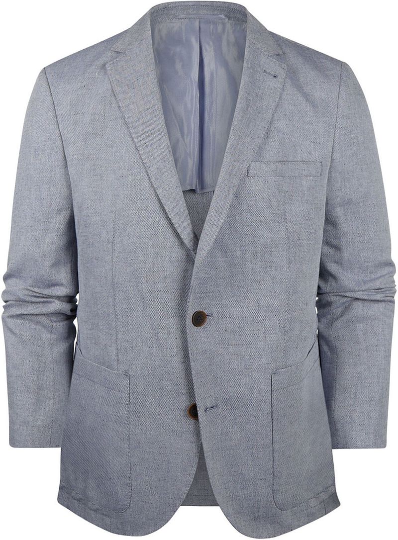 Steppin' Out Blazer Leinen Medium Blau - Größe 48 günstig online kaufen