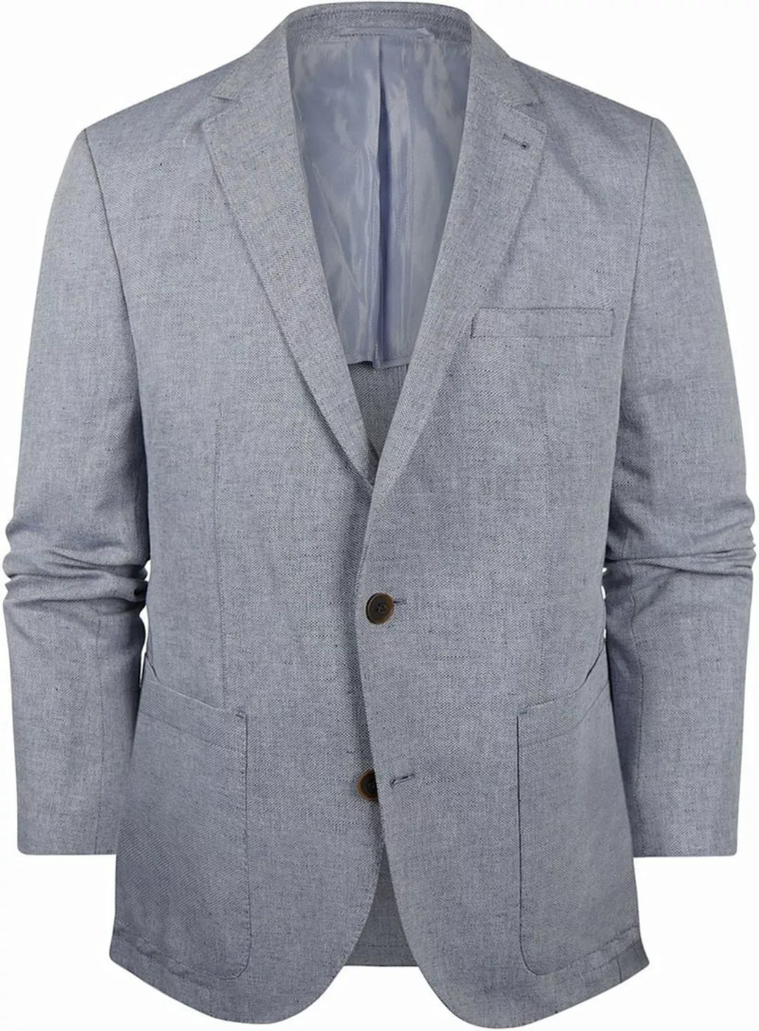 Steppin' Out Blazer Leinen Medium Blau - Größe 56 günstig online kaufen