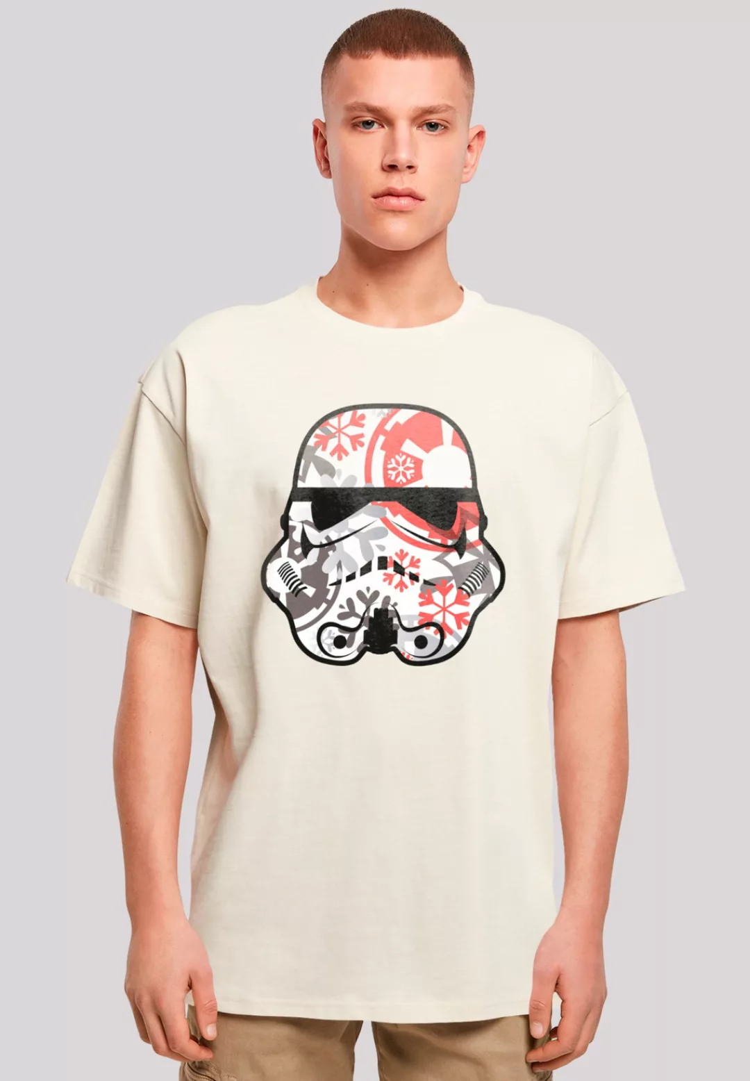 F4NT4STIC T-Shirt "Star Wars Trooper Head Snoflakes", Premium Qualität günstig online kaufen