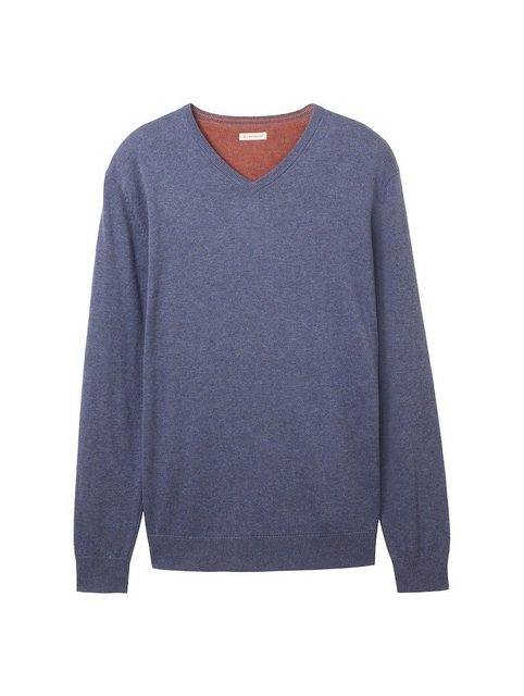 TOM TAILOR Sweatshirt Basic V-Neck Sweater günstig online kaufen