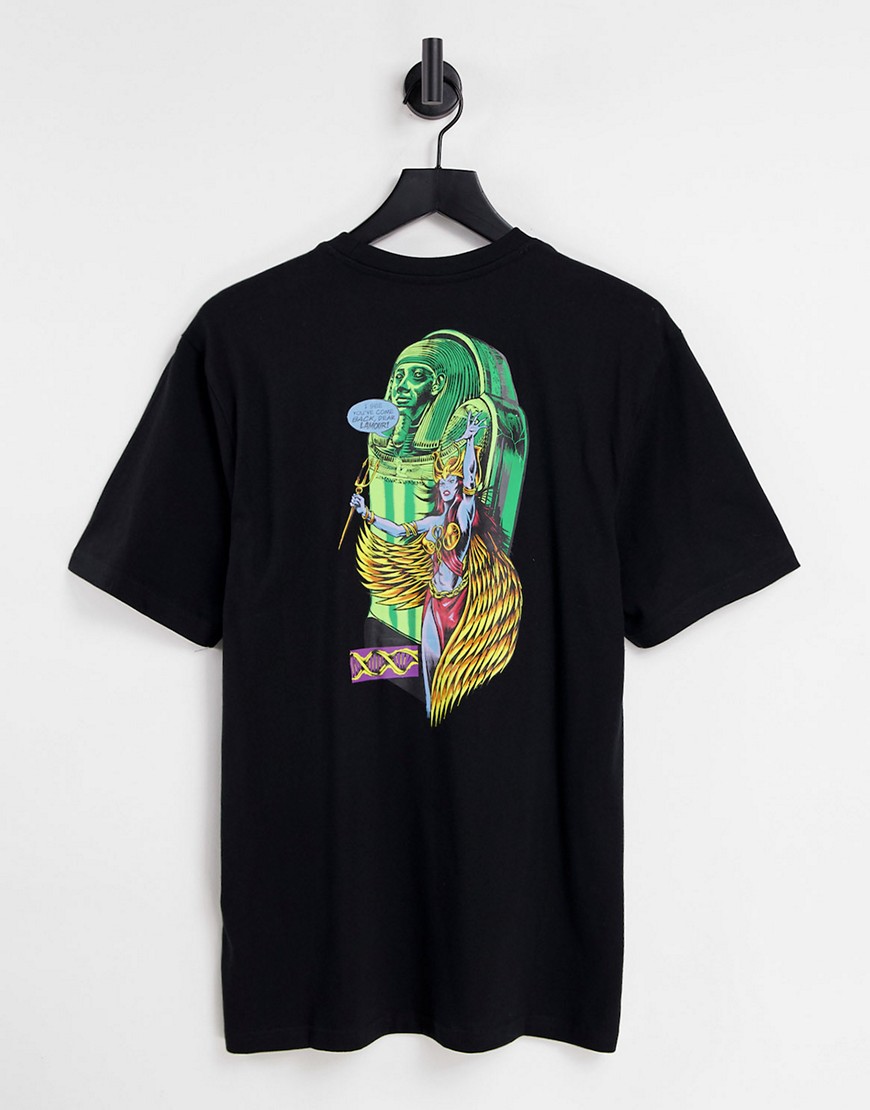 Element – Fenix – T-Shirt in Schwarz mit Rückenprint günstig online kaufen