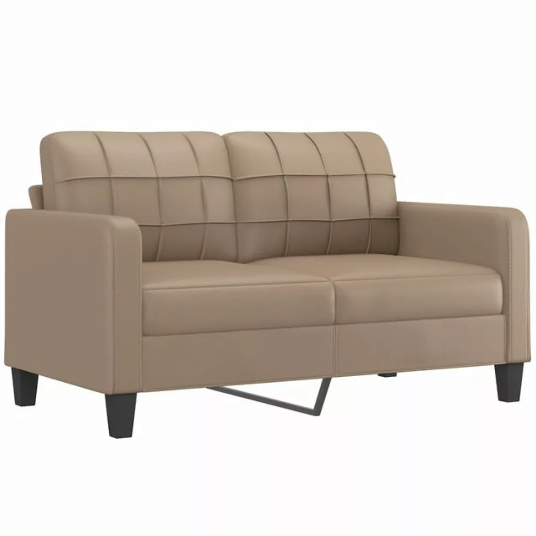 vidaXL Sofa, 2-Sitzer-Sofa Cappuccino-Braun 140 cm Kunstleder günstig online kaufen