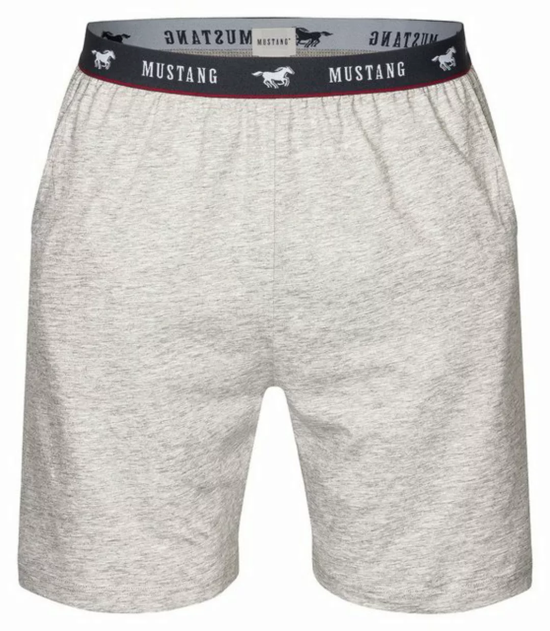 MUSTANG Shorts Bermuda Kurze Hose Sommerhose Freitzeithose roter Kontrastst günstig online kaufen