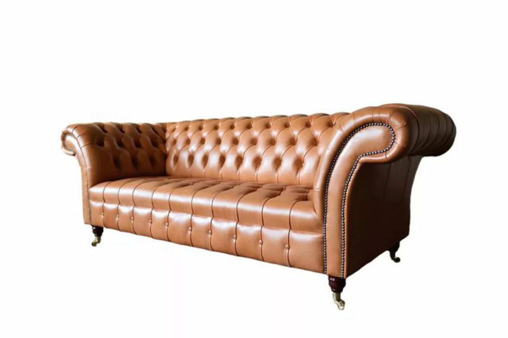 Xlmoebel Sofa Luxuriöse Textil-Sofa-Garnitur mit Chesterfield-Design in Led günstig online kaufen