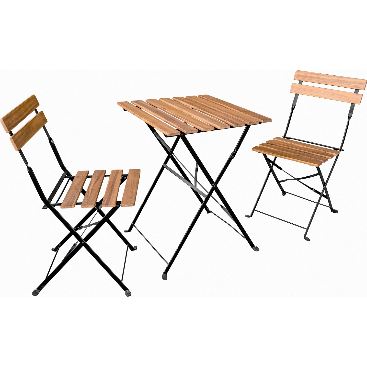 Balkon-Set Acari 3-teilig Stahl Akazie FSC® günstig online kaufen