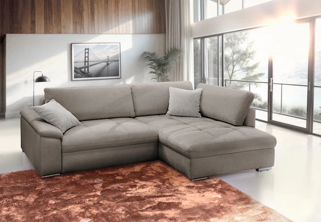 exxpo - sofa fashion Ecksofa Casa Grande inkl. Bettfunktion, Bettkasten und günstig online kaufen