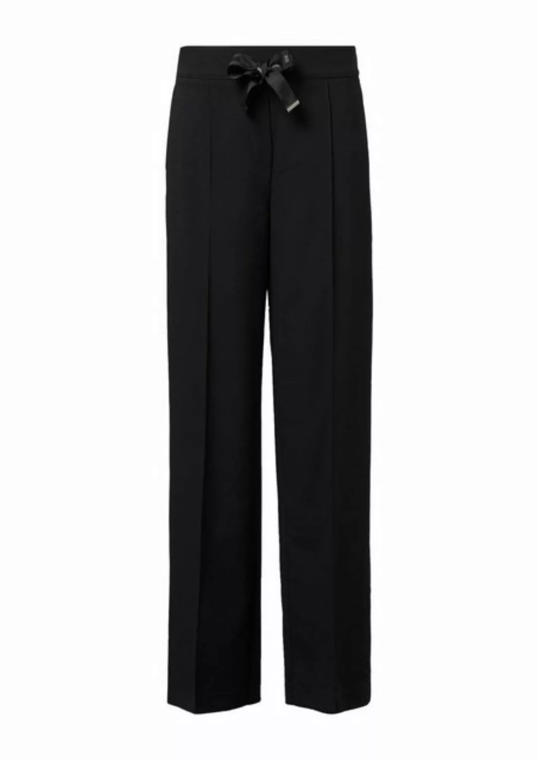 Comma Stoffhose Casual (1-tlg) Wide Leg, Relaxed Fit, Bindeband, Taschen günstig online kaufen