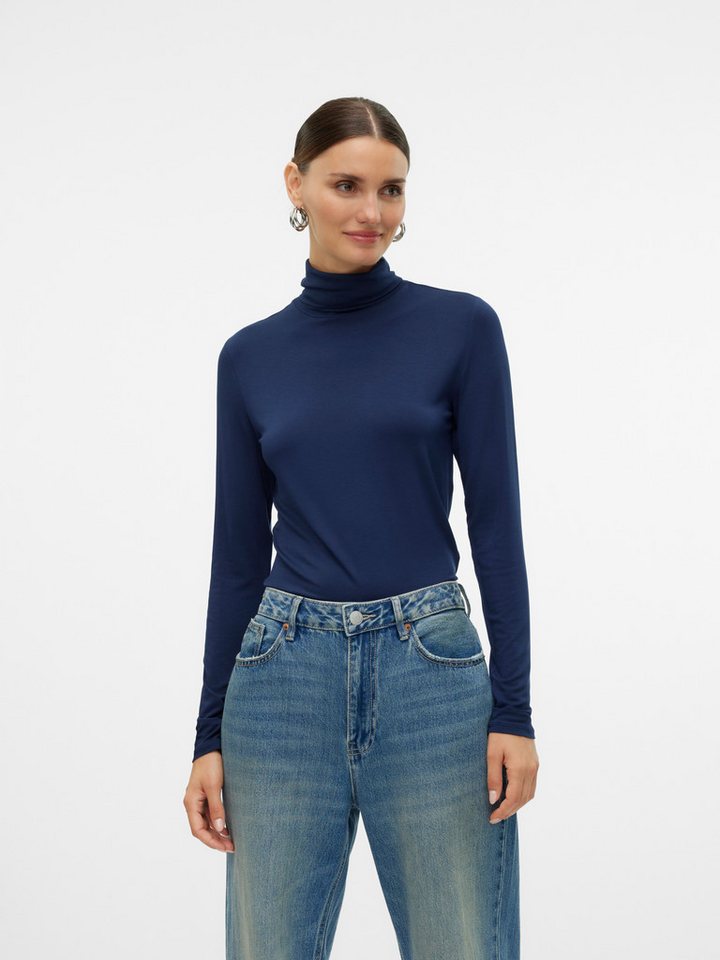 Vero Moda Langarmshirt VMALBERTE LS ROLLNECK TOP JRS NOOS günstig online kaufen