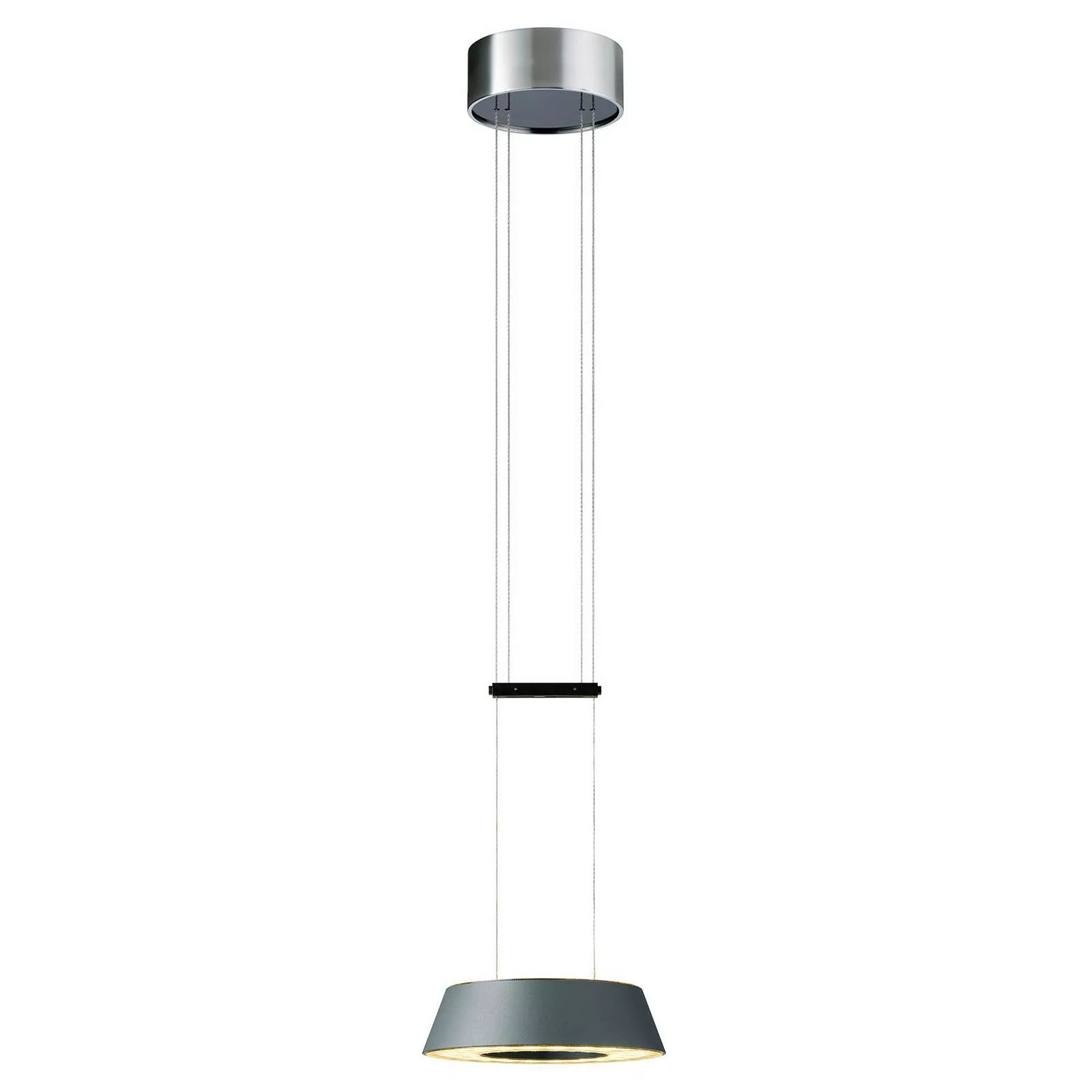 OLIGO Glance LED-Pendellampe einflammig grau matt günstig online kaufen