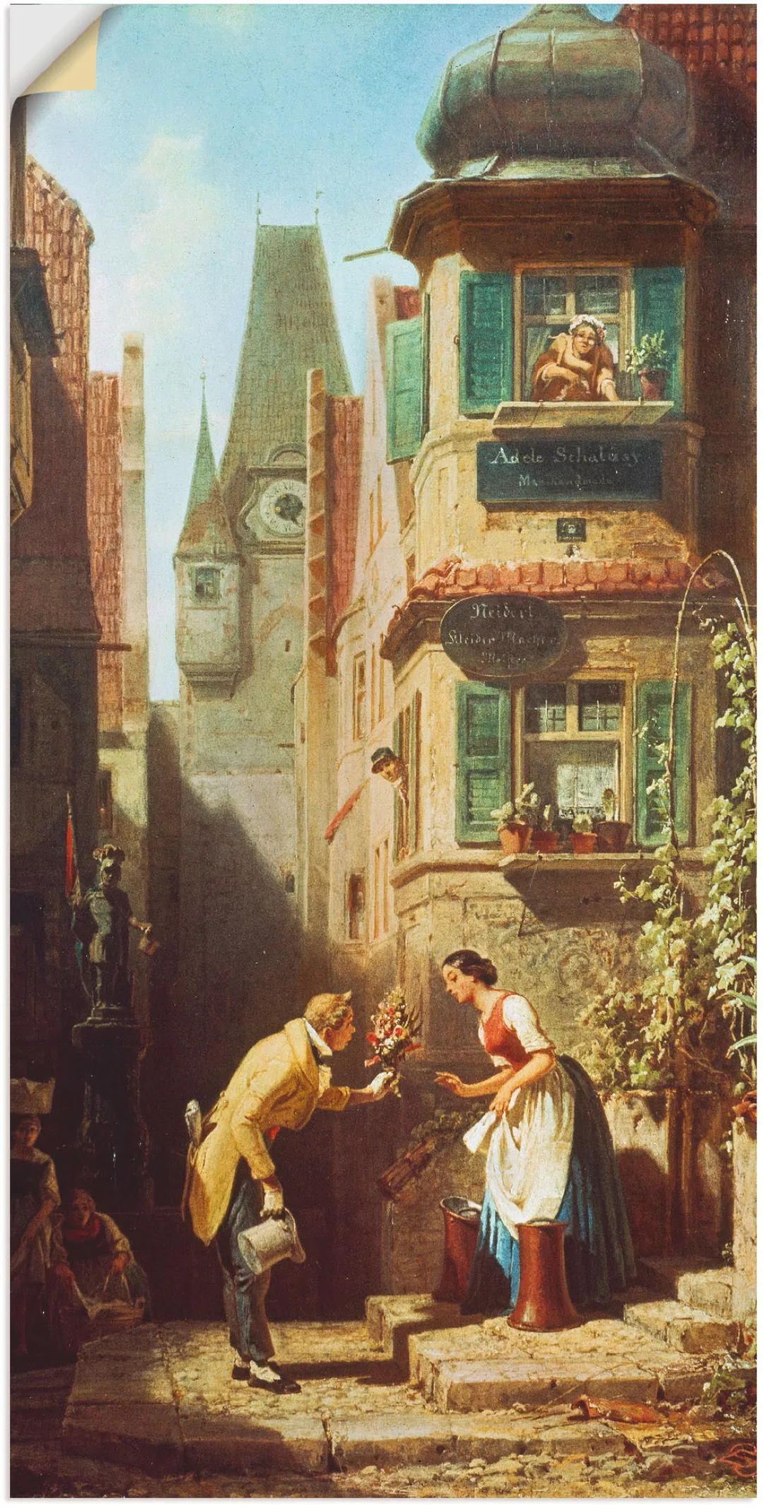 Artland Wandbild "Der ewige Hochzeiter. Um 1855/58", Paar, (1 St.), als Lei günstig online kaufen