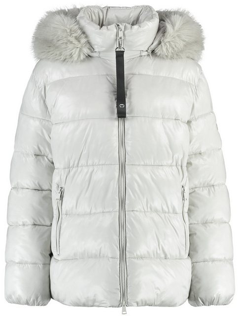 GERRY WEBER Winterjacke Outdoorjacke mit Kunstfellkragen und Glanzfinish günstig online kaufen