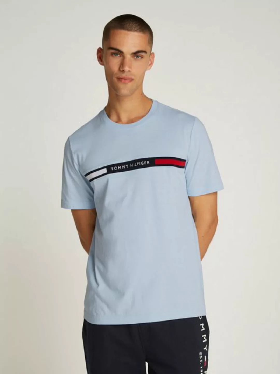 Tommy Hilfiger T-Shirt HILFIGER CHEST INSERT TEE günstig online kaufen