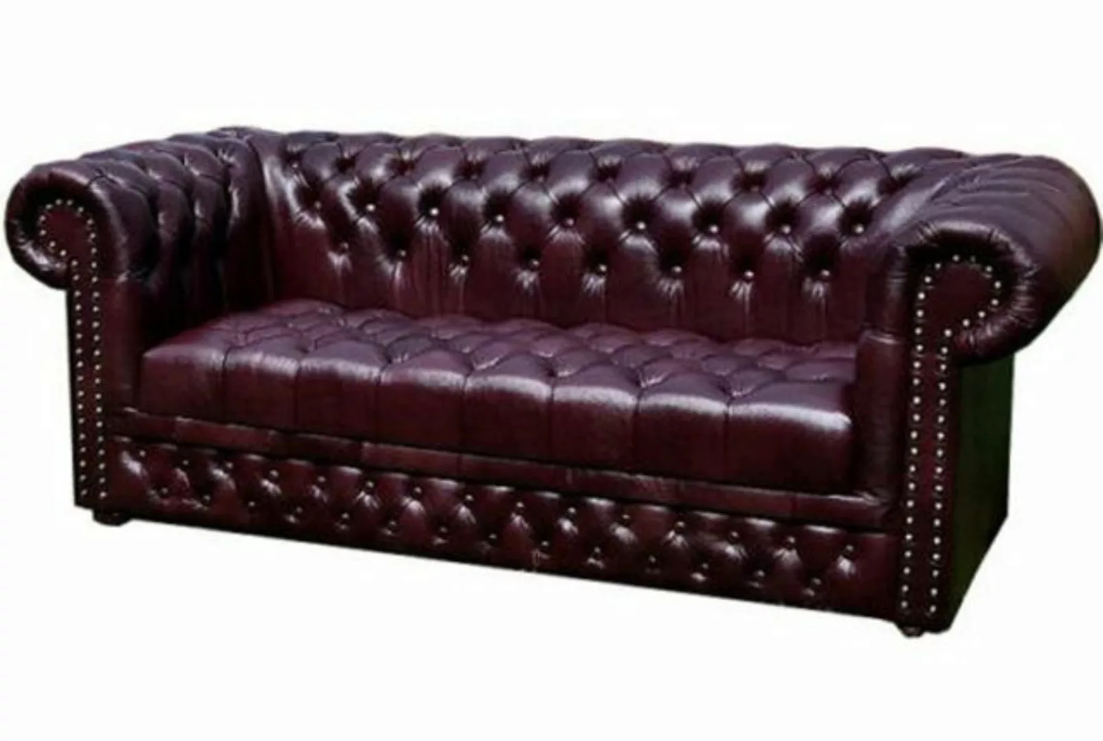 JVmoebel Chesterfield-Sofa Chesterfield 3 Sitzer mit Bettfunktion Sofa Couc günstig online kaufen