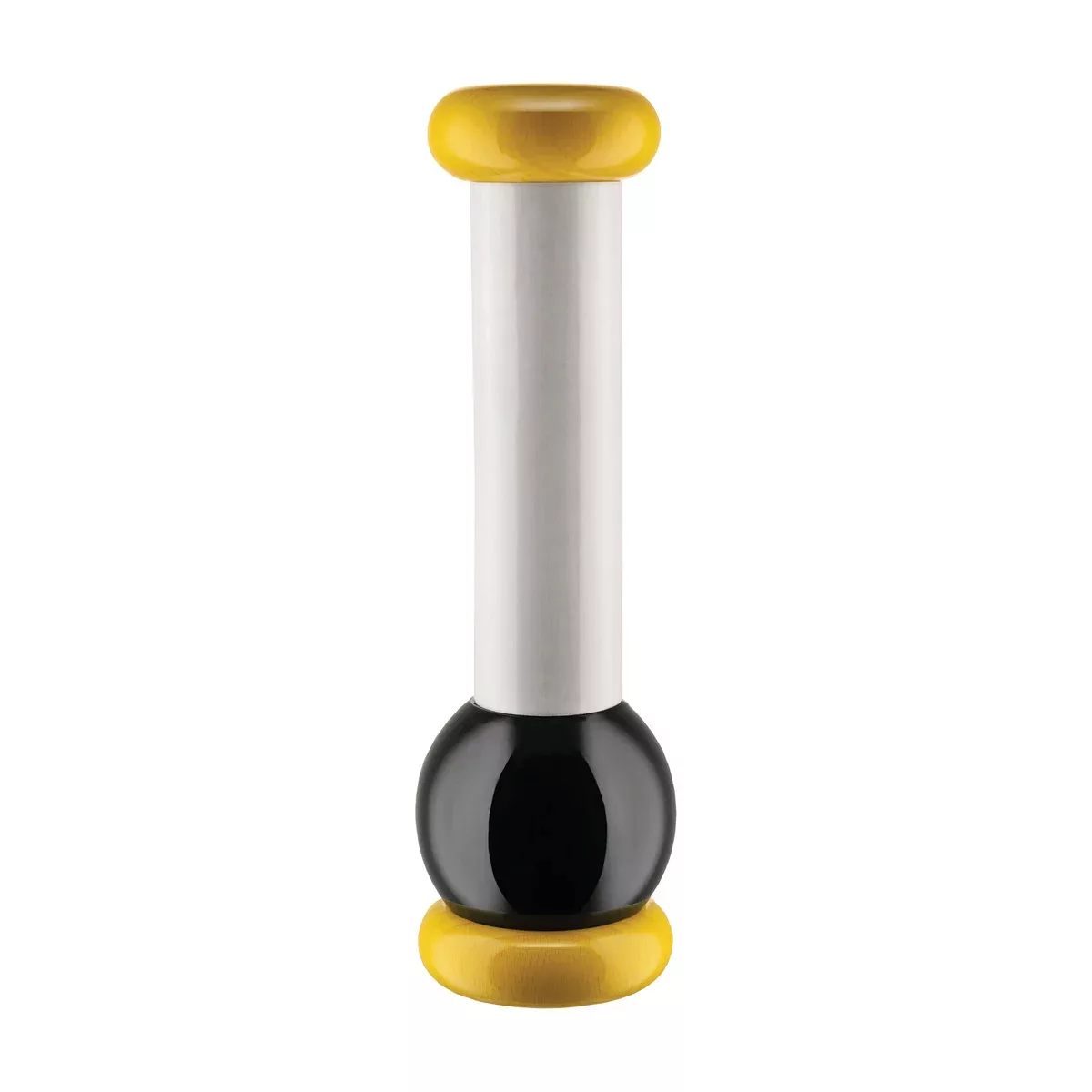 Alessi - Alessi100 MP0210 Pfeffermühle - gelb, schwarz, weiß/H x Ø 23x7cm günstig online kaufen