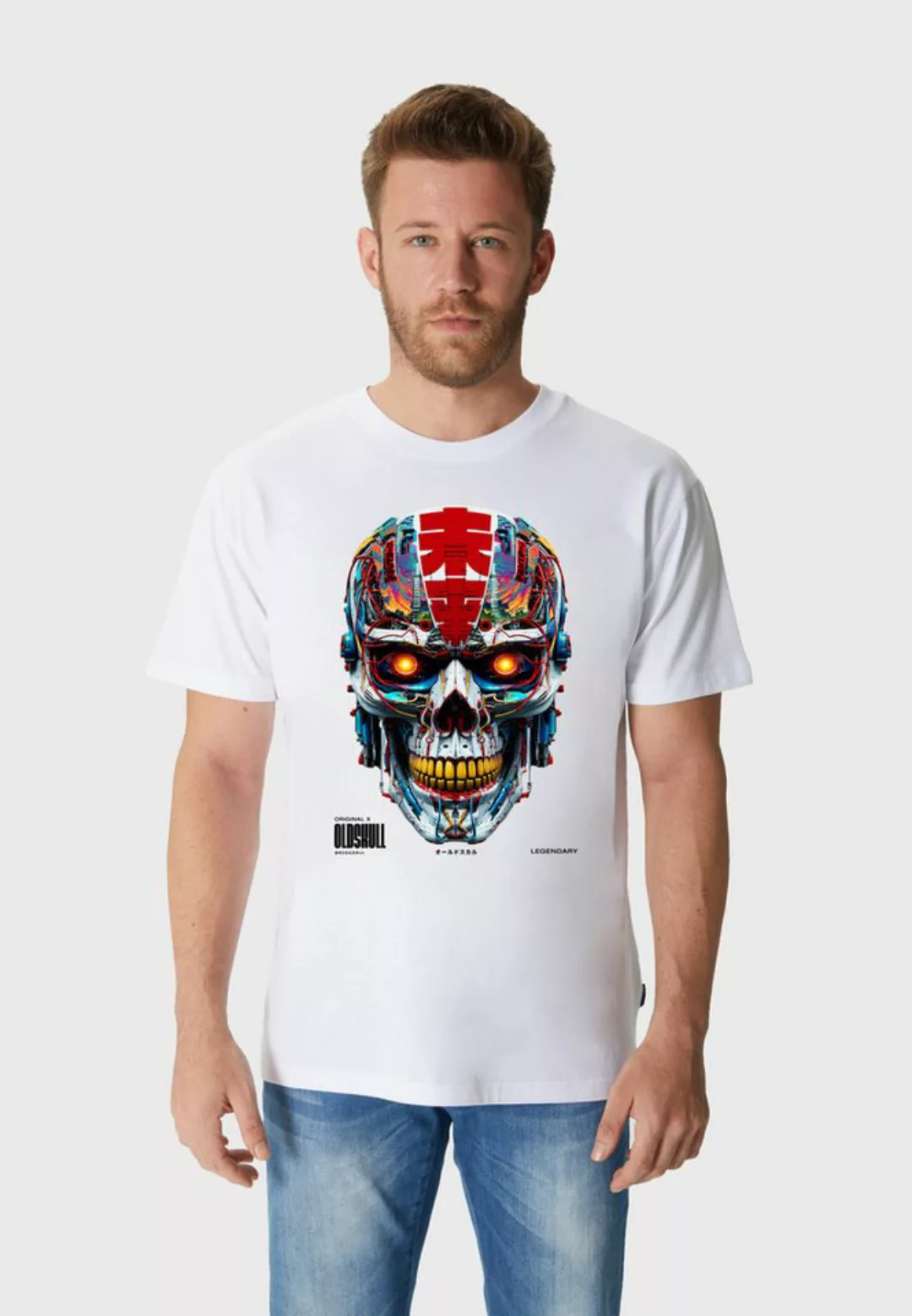 Oldskull T-Shirt Xtreme Vivid Skull Graphic günstig online kaufen