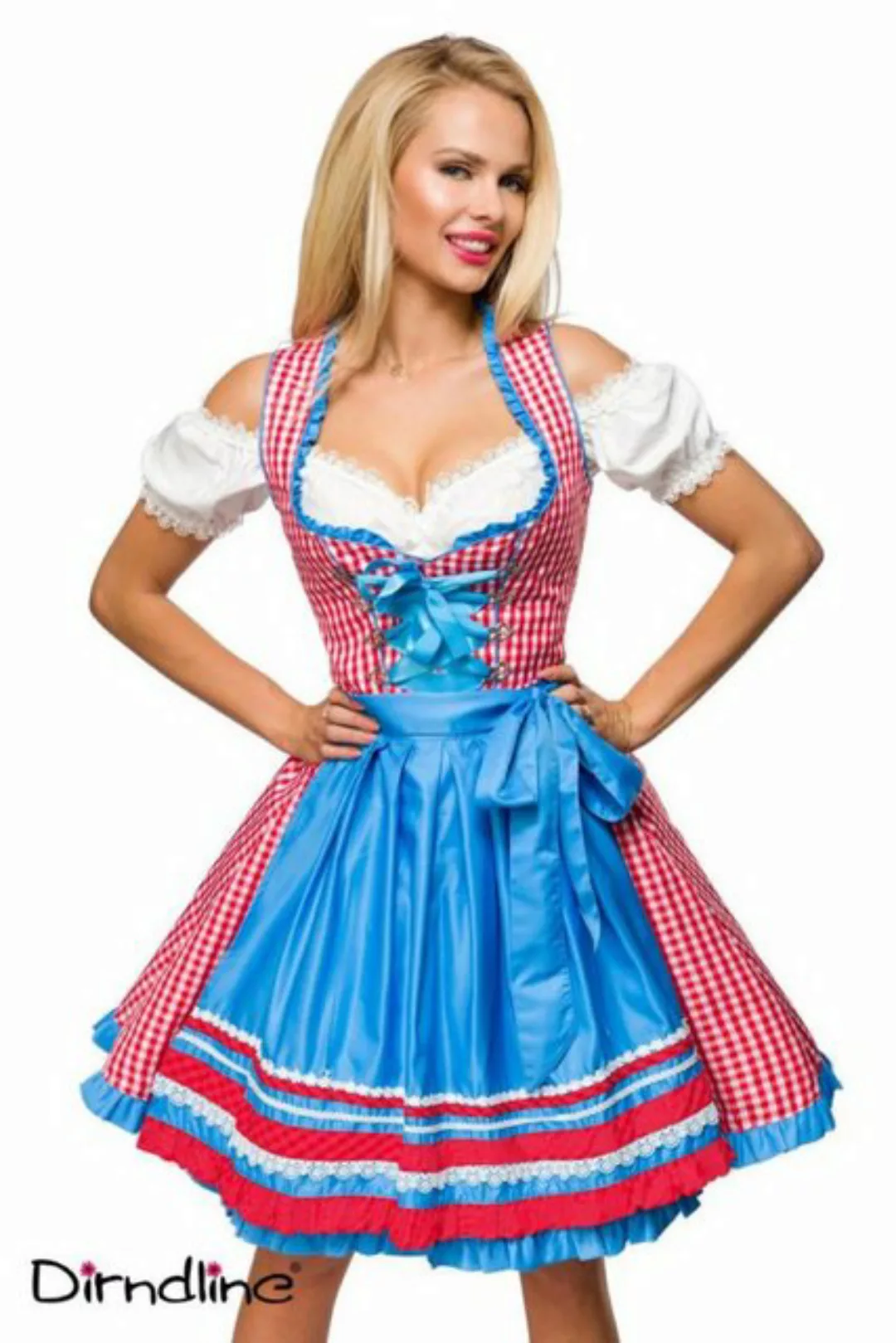 Dirndline Dirndl Dirndline - Traditionelles Karodirndl - (L,M,S,XL,2XL) günstig online kaufen