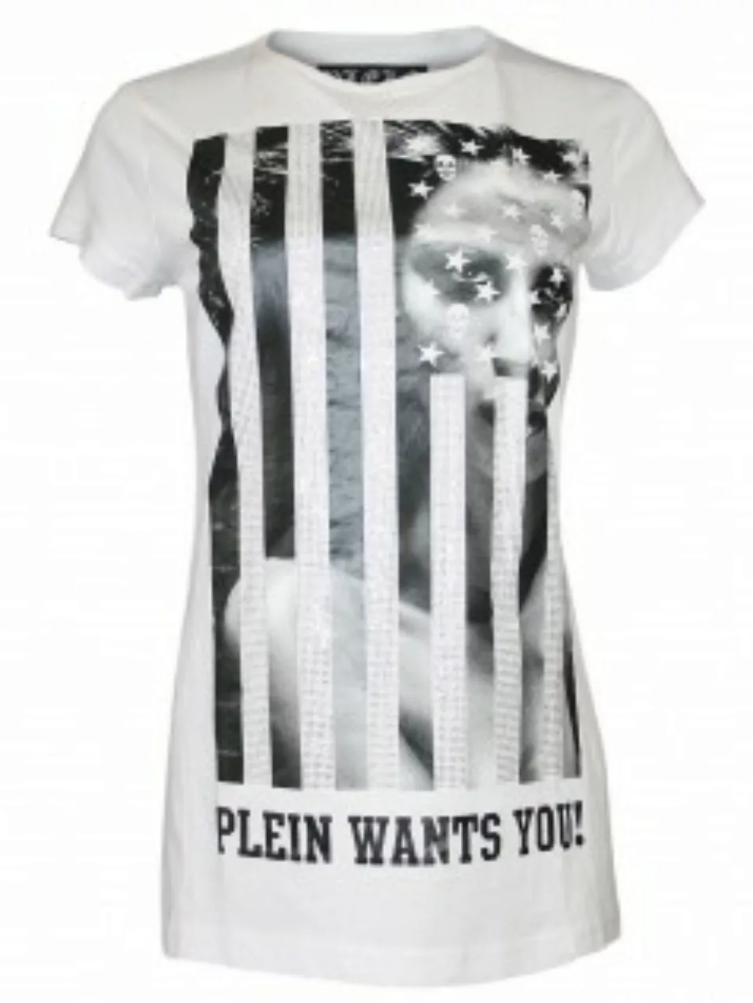 Philipp Plein Damen Shirt Plein Wants You günstig online kaufen