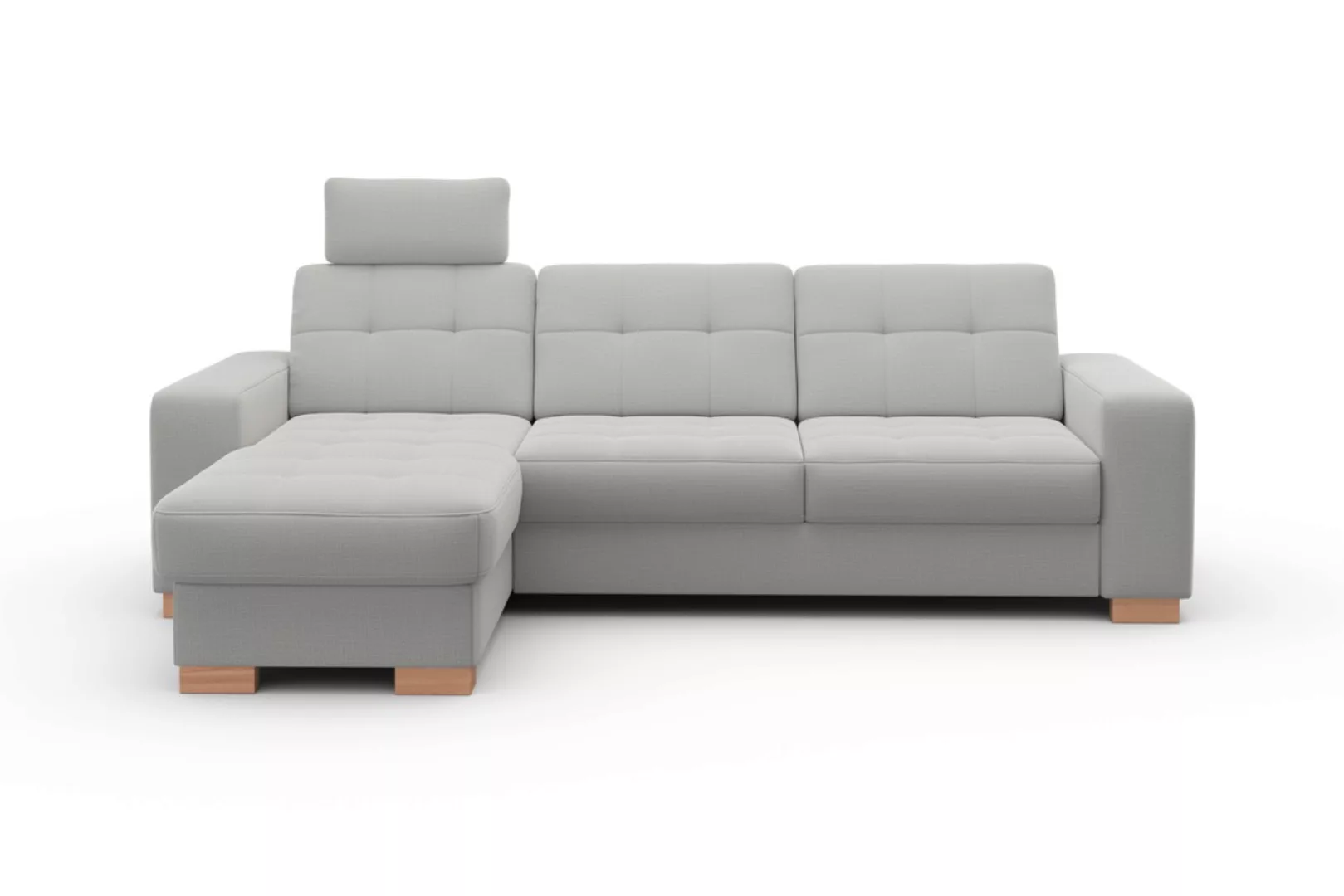 sit&more Ecksofa »Quincy L-Form«, wahlweise mit Bettfunktion und Bettkasten günstig online kaufen