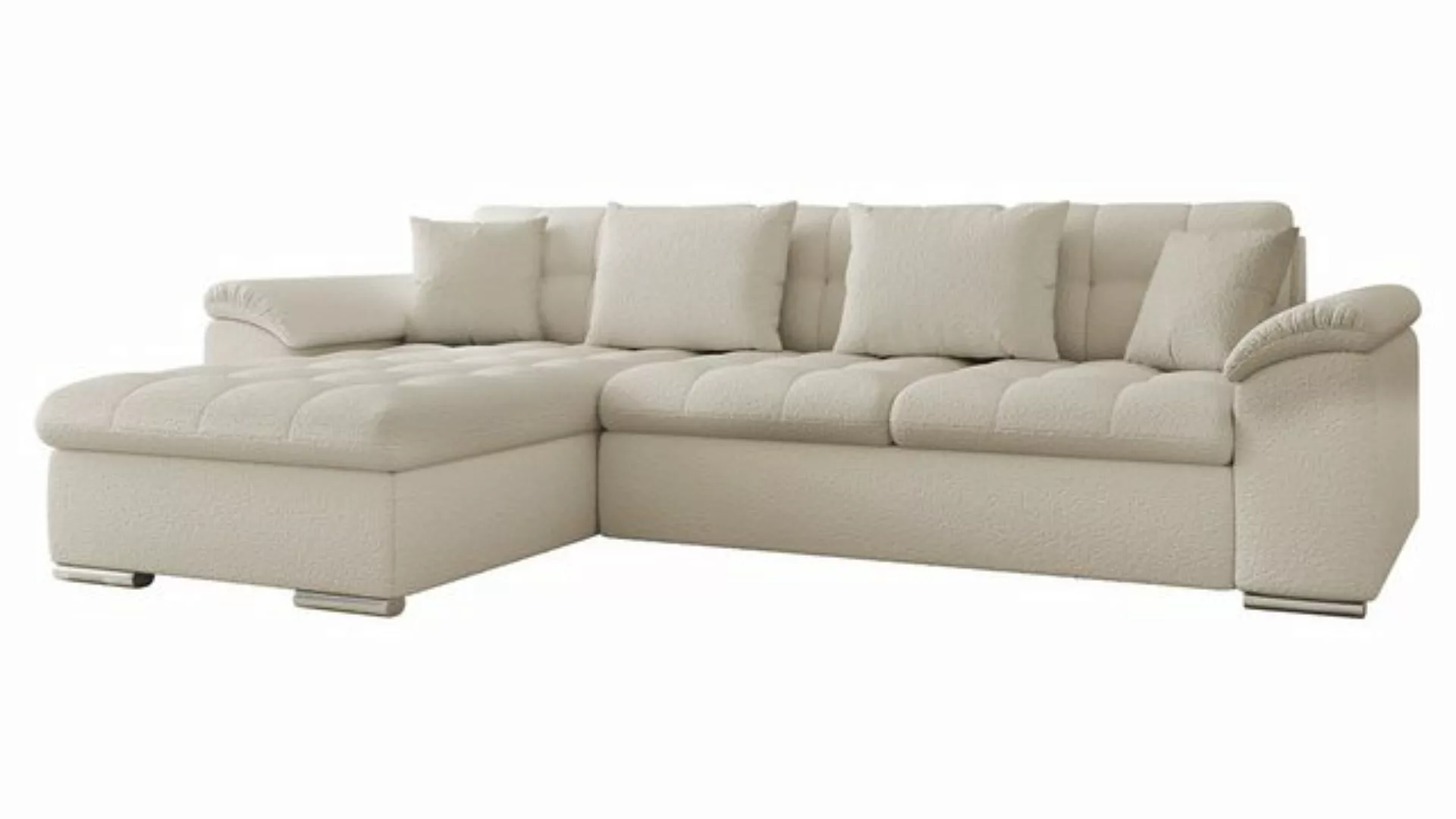 MIRJAN24 Ecksofa Diana Premium, mit Bettkasten und Schlaffunktion, Kissen-S günstig online kaufen