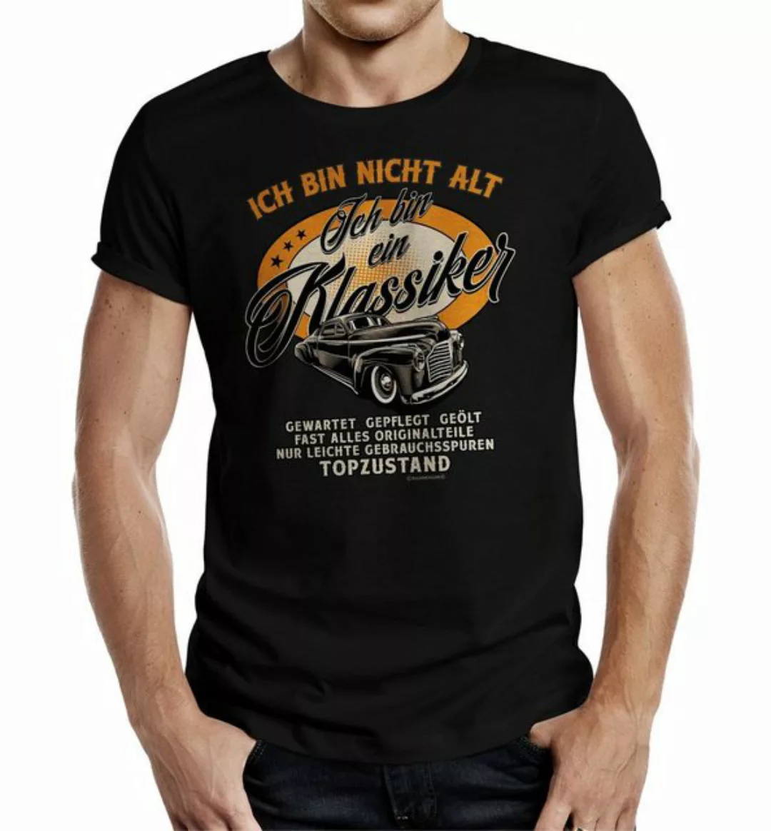 RAHMENLOS® T-Shirt für den runden Geburtstag - Ich bin nicht alt ich bin ei günstig online kaufen