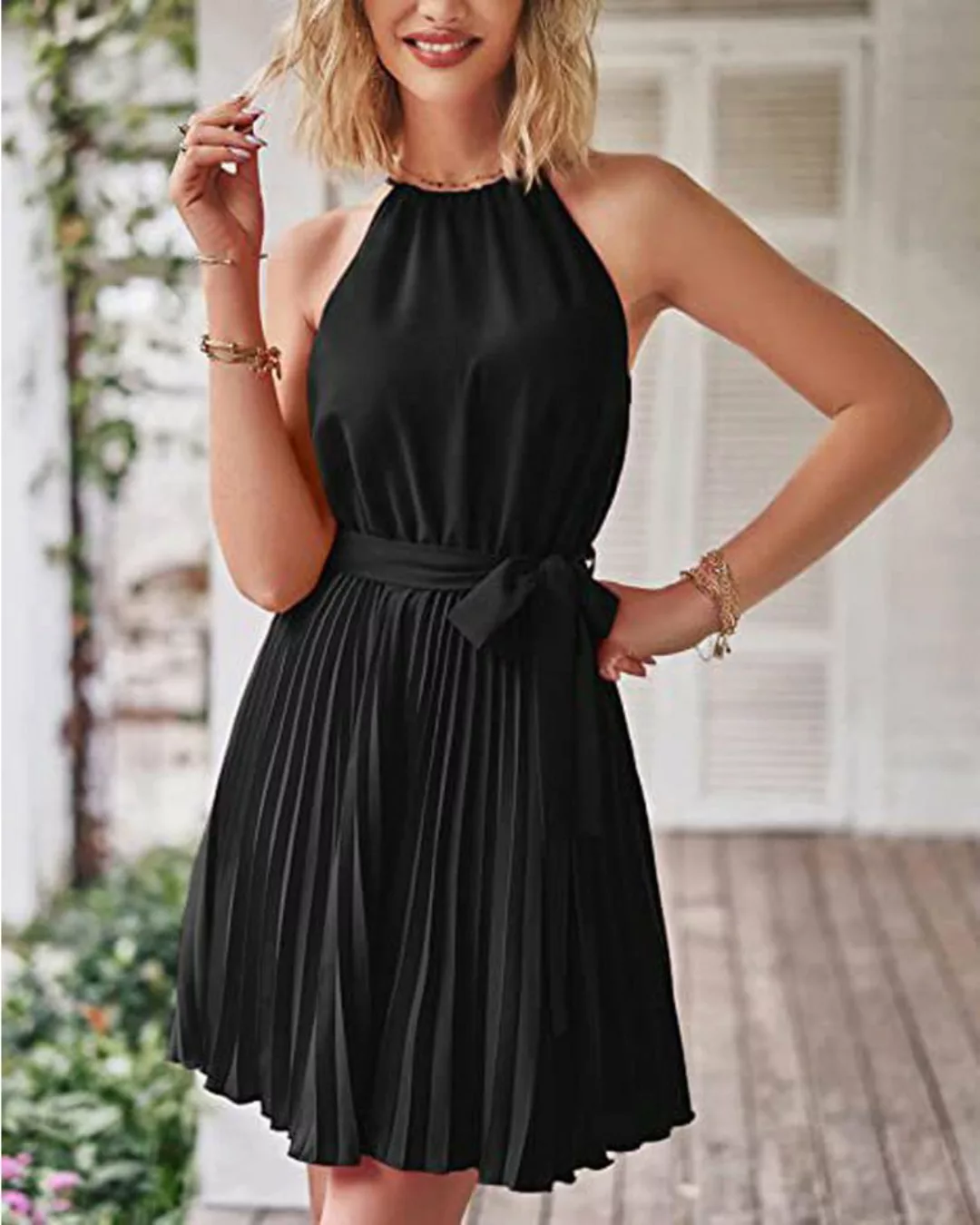 ZWY Sommerkleid Elegantes, tailliertes, einfarbiges, schlichtes und modisch günstig online kaufen