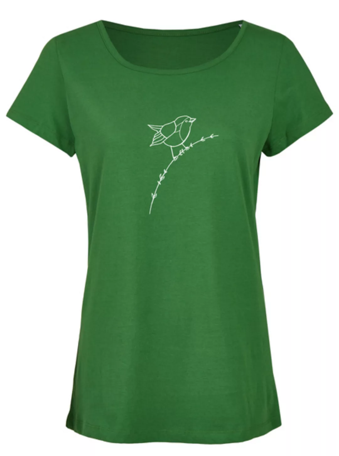 Basic Bio T-shirt (Ladies) Nr.2 Rotkehlchen günstig online kaufen