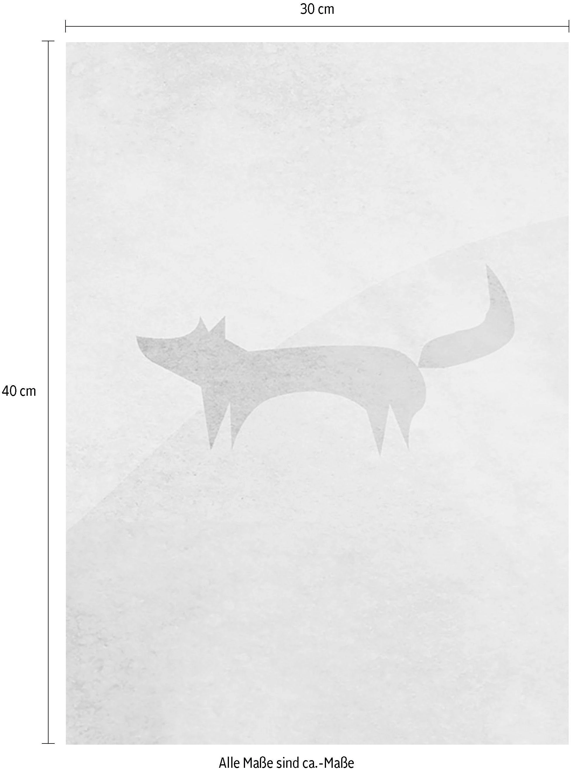 Komar Bild "Wild and Free Fox", Tiere, (1 St.), Wandbild zur Dekoration - o günstig online kaufen