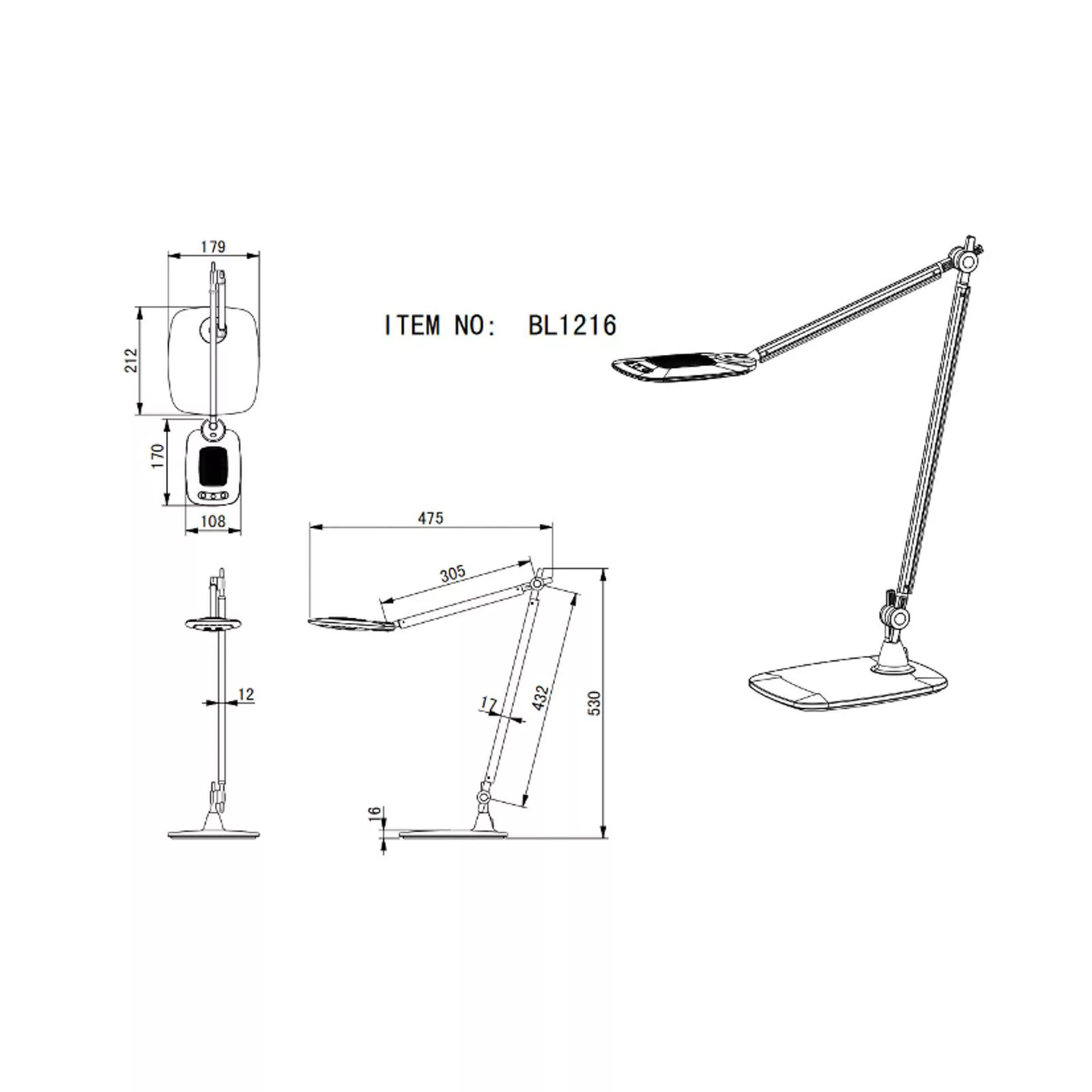 LED-Tischlampe Pattaya Gelenke silbergrau dim CCT günstig online kaufen