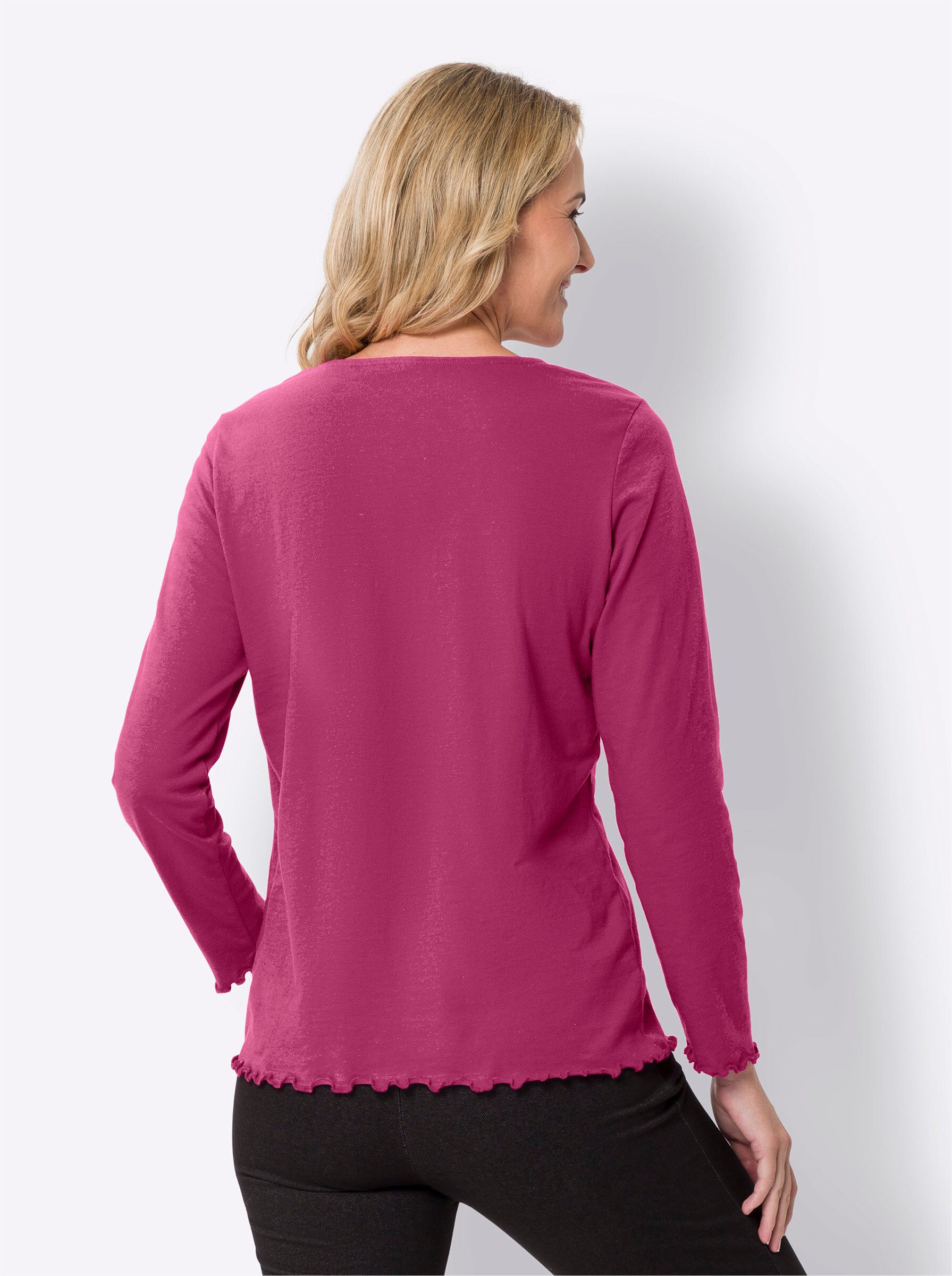 Sieh an! T-Shirt 2-in-1-Langarmshirt günstig online kaufen