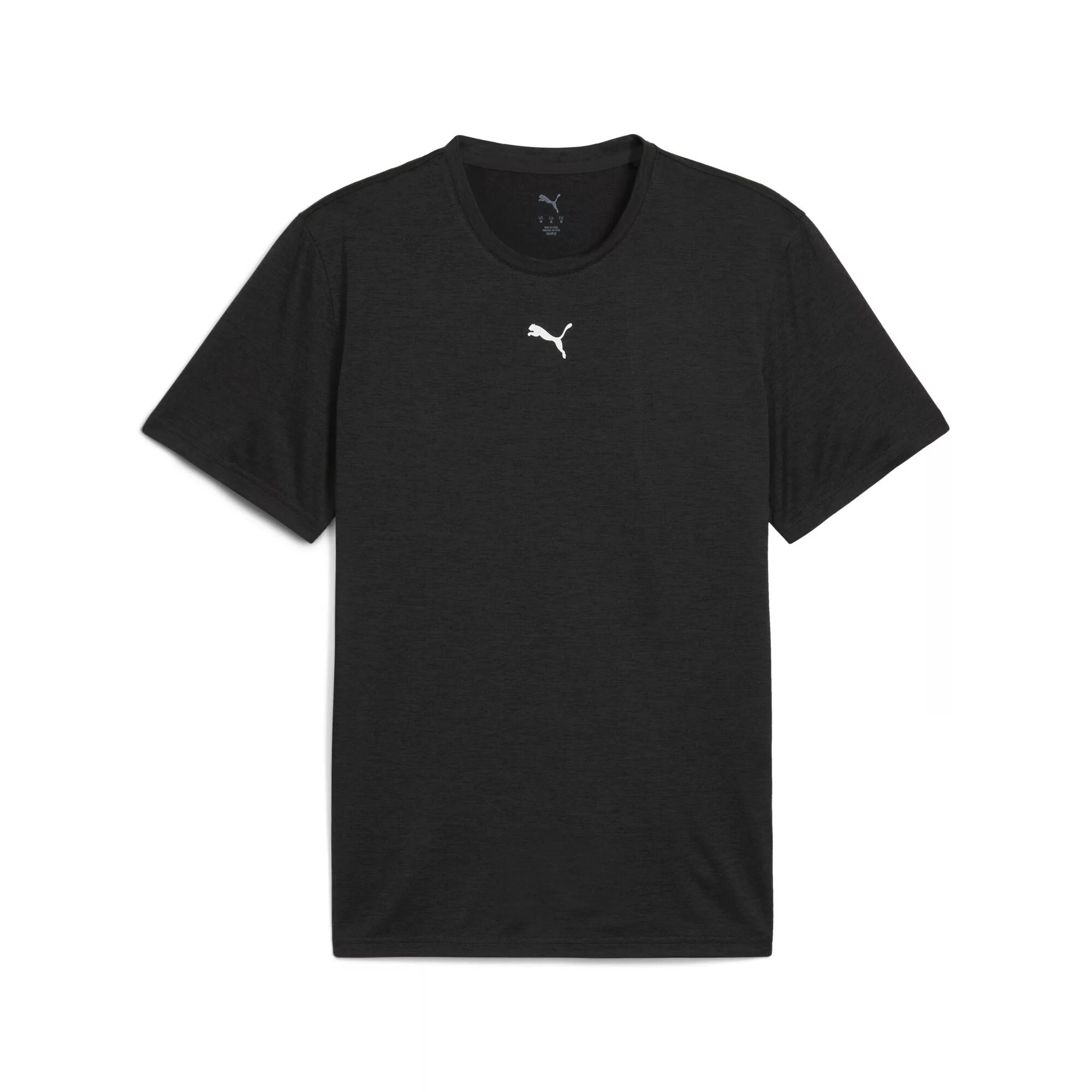 PUMA Trainingsshirt "M TAD ESSENTIALS HEATHER CAT TEE (CF SMALL CAT)" günstig online kaufen