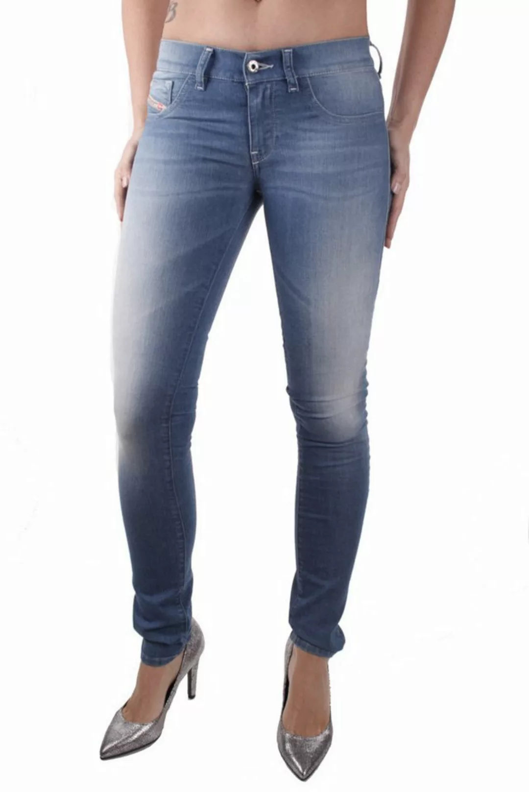 Diesel Jeansjeggings Diesel Livier 0841Y Damen Jeans Hose Slim Jeggings günstig online kaufen