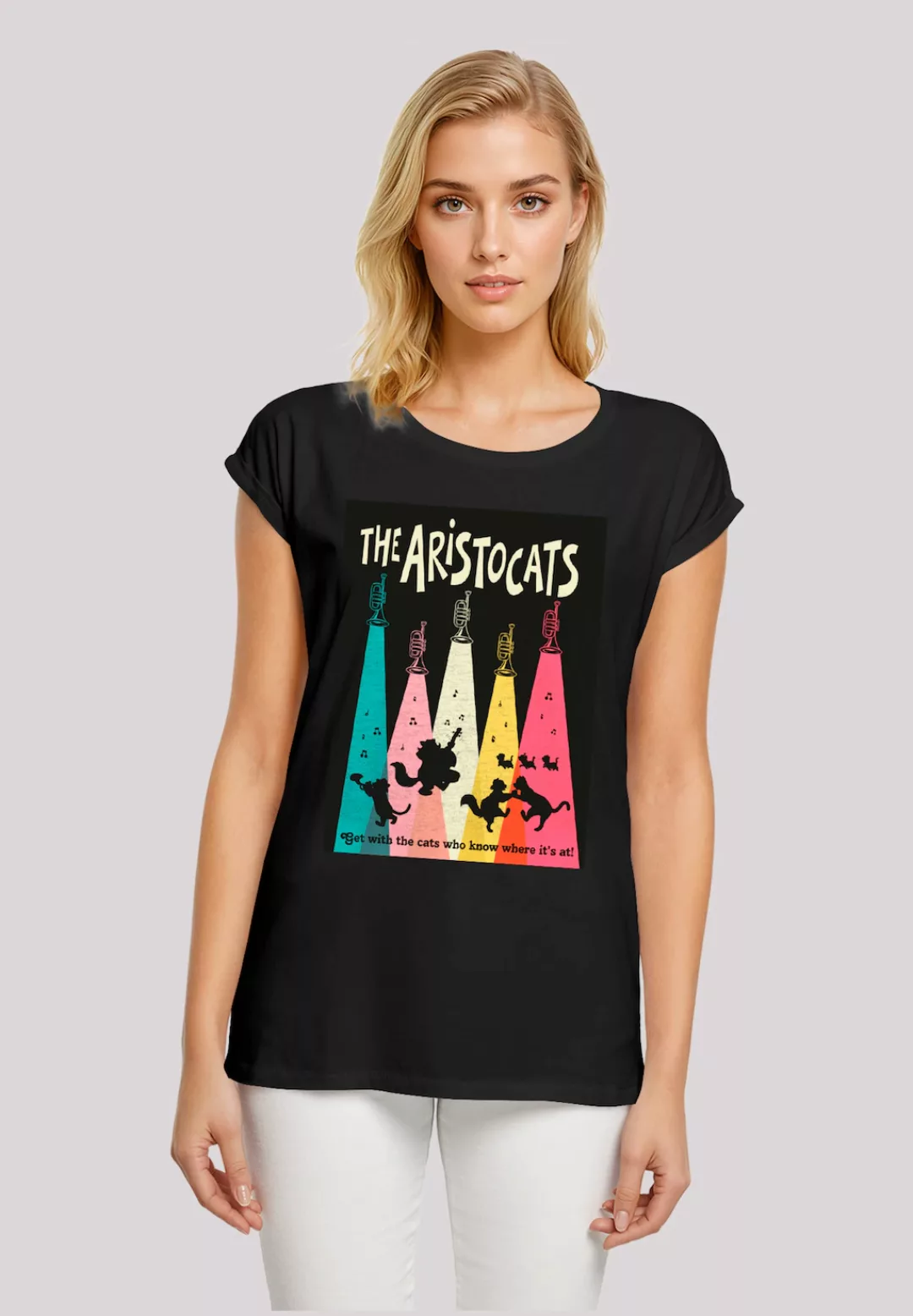 F4NT4STIC T-Shirt "Disney Aristocats Get With The Cats", Premium Qualität günstig online kaufen