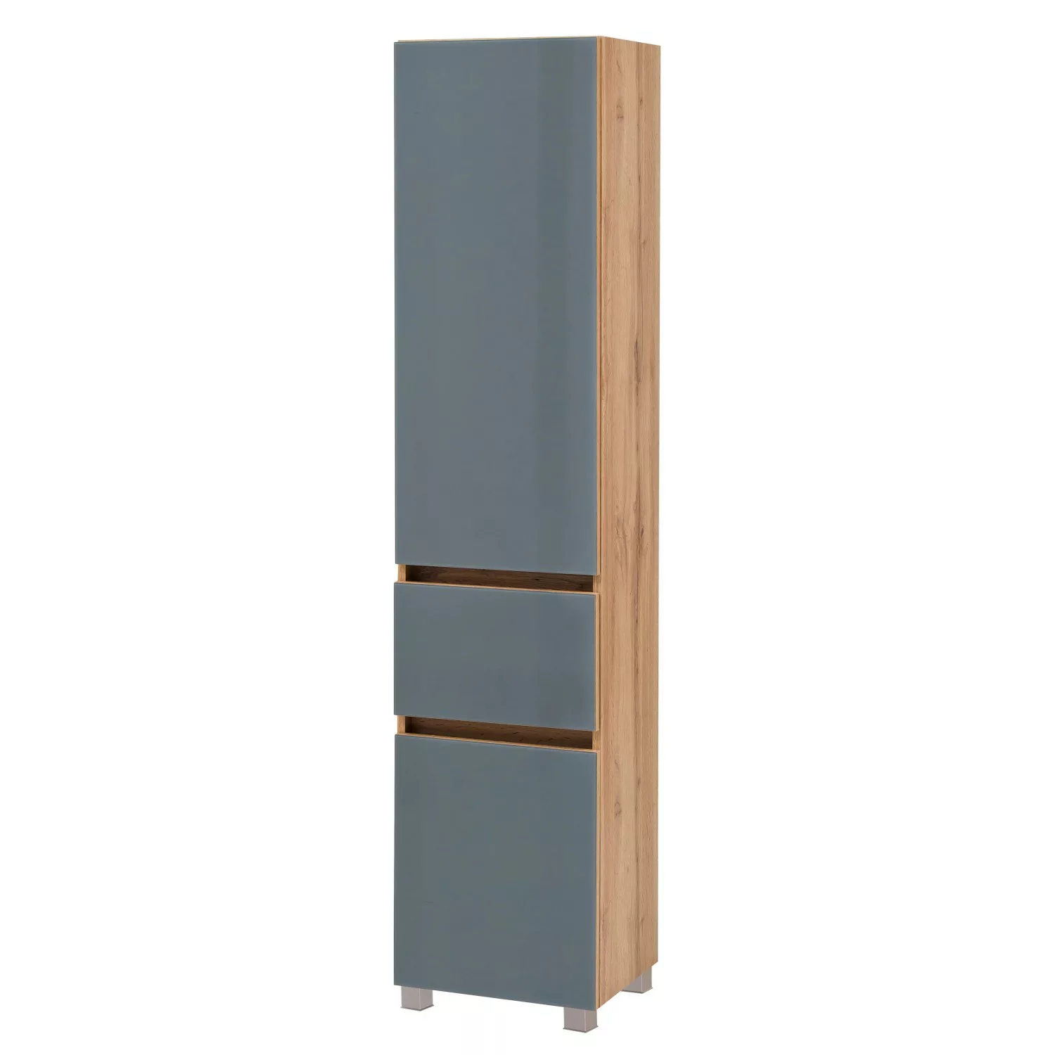 Held Möbel Bad-Seitenschrank Pisa 40 cm Grau günstig online kaufen