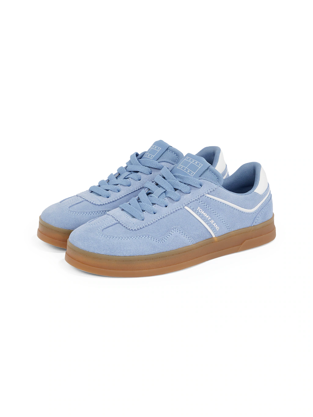 Tommy Jeans Plateausneaker "THE GREENWICH SUEDE", Freizeitschuh, Halbschuh, günstig online kaufen