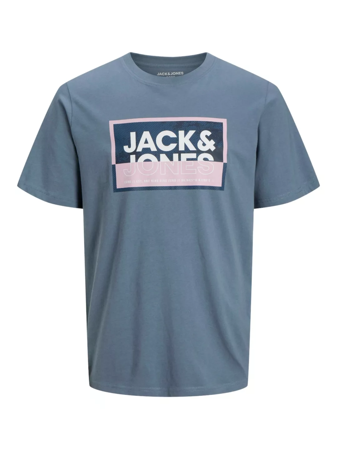 Jack & Jones T-Shirt JCOLOGAN SUMMER PRINT TEE CREW NECK FST günstig online kaufen