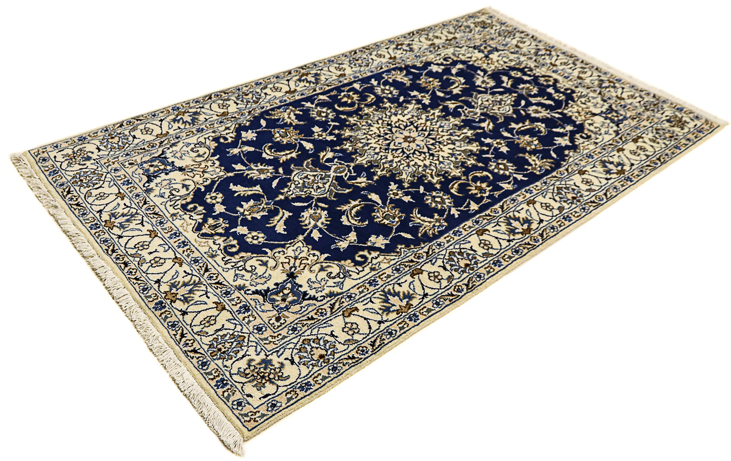 morgenland Orientteppich »Perser - Nain - 202 x 115 cm - dunkelblau«, recht günstig online kaufen