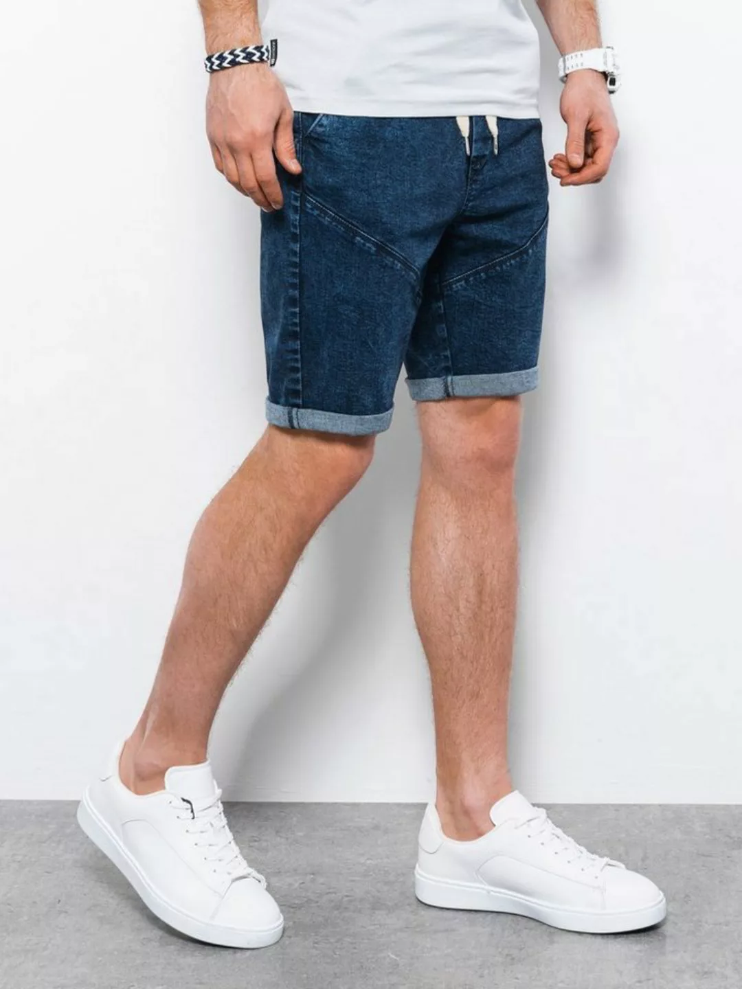 OMBRE Shorts Ombre Denim-Shorts für Männer - dunkle Jeans W361 XXL günstig online kaufen