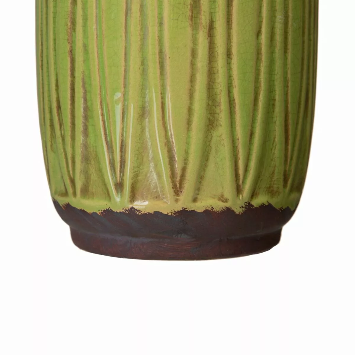 Vase Aus Keramik Pistazienfarben 16 X 16 X 32 Cm günstig online kaufen